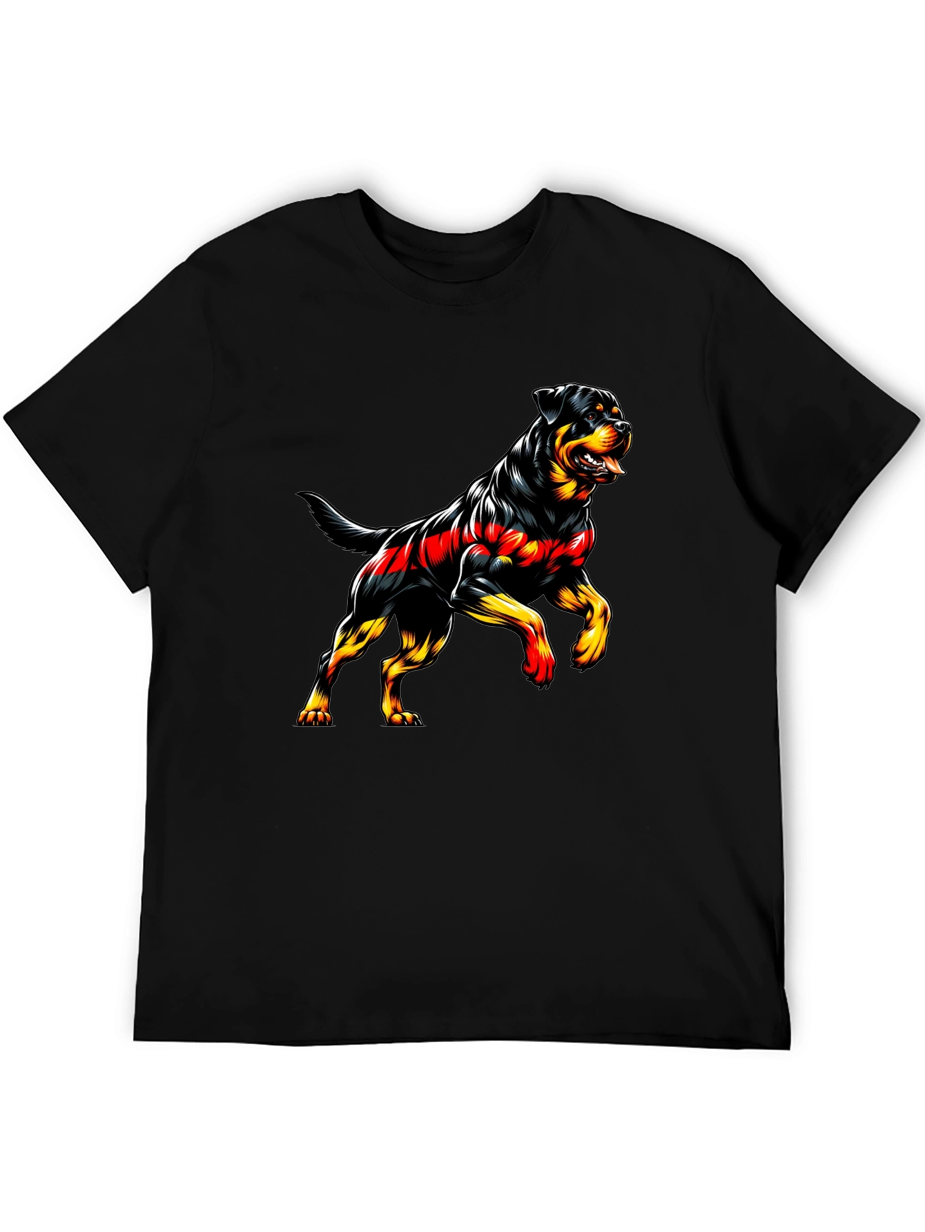 Rottweiler Graphic Tee - Black T-Shirt