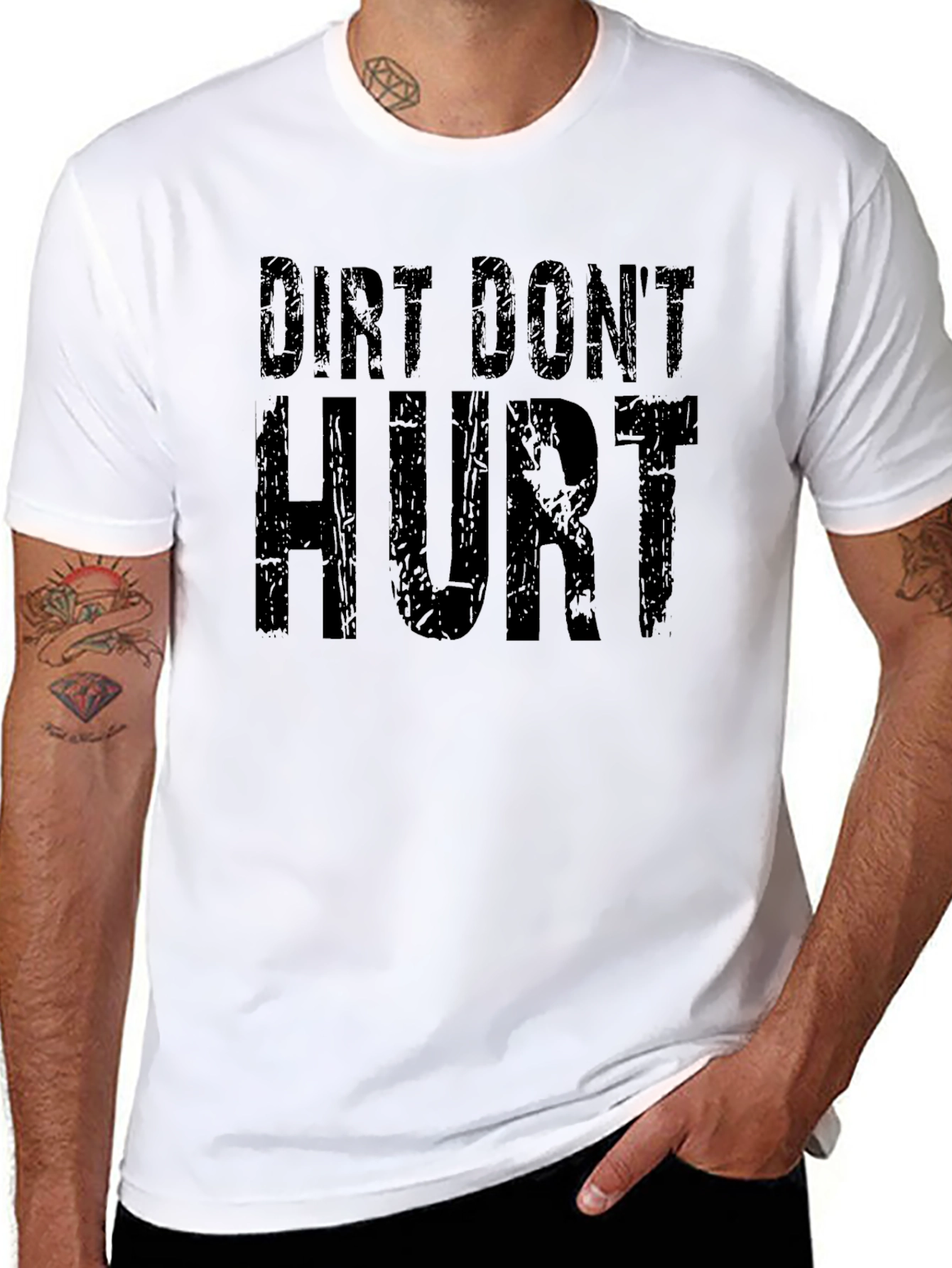 Dirt Dont Hurt Black T-Shirt