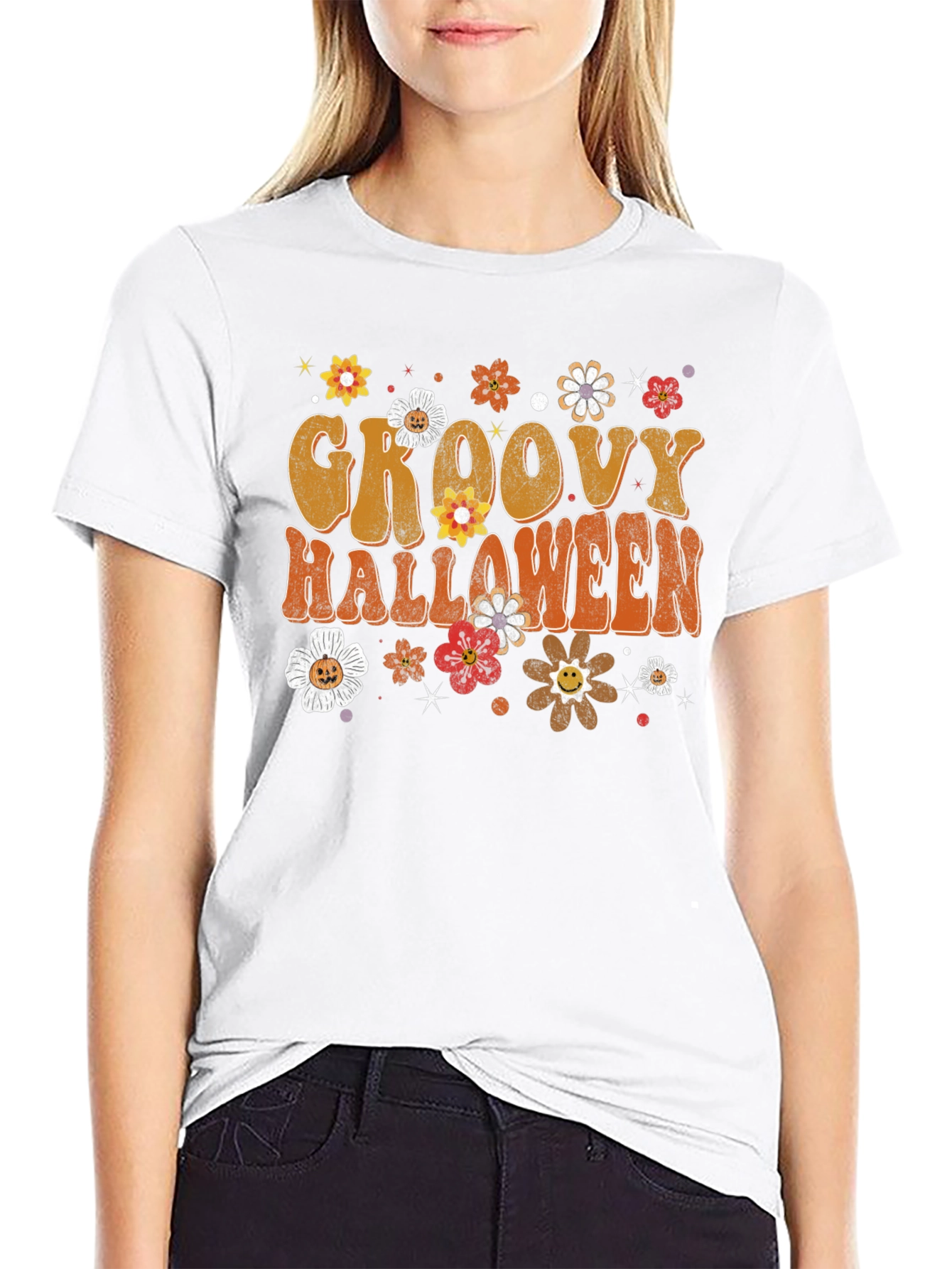 Groovy Halloween Graphic Tee