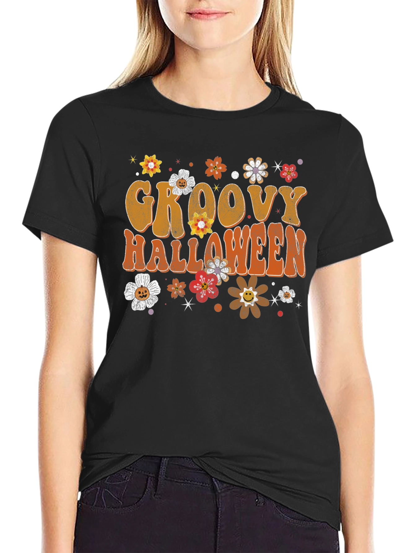 Groovy Halloween Graphic Tee