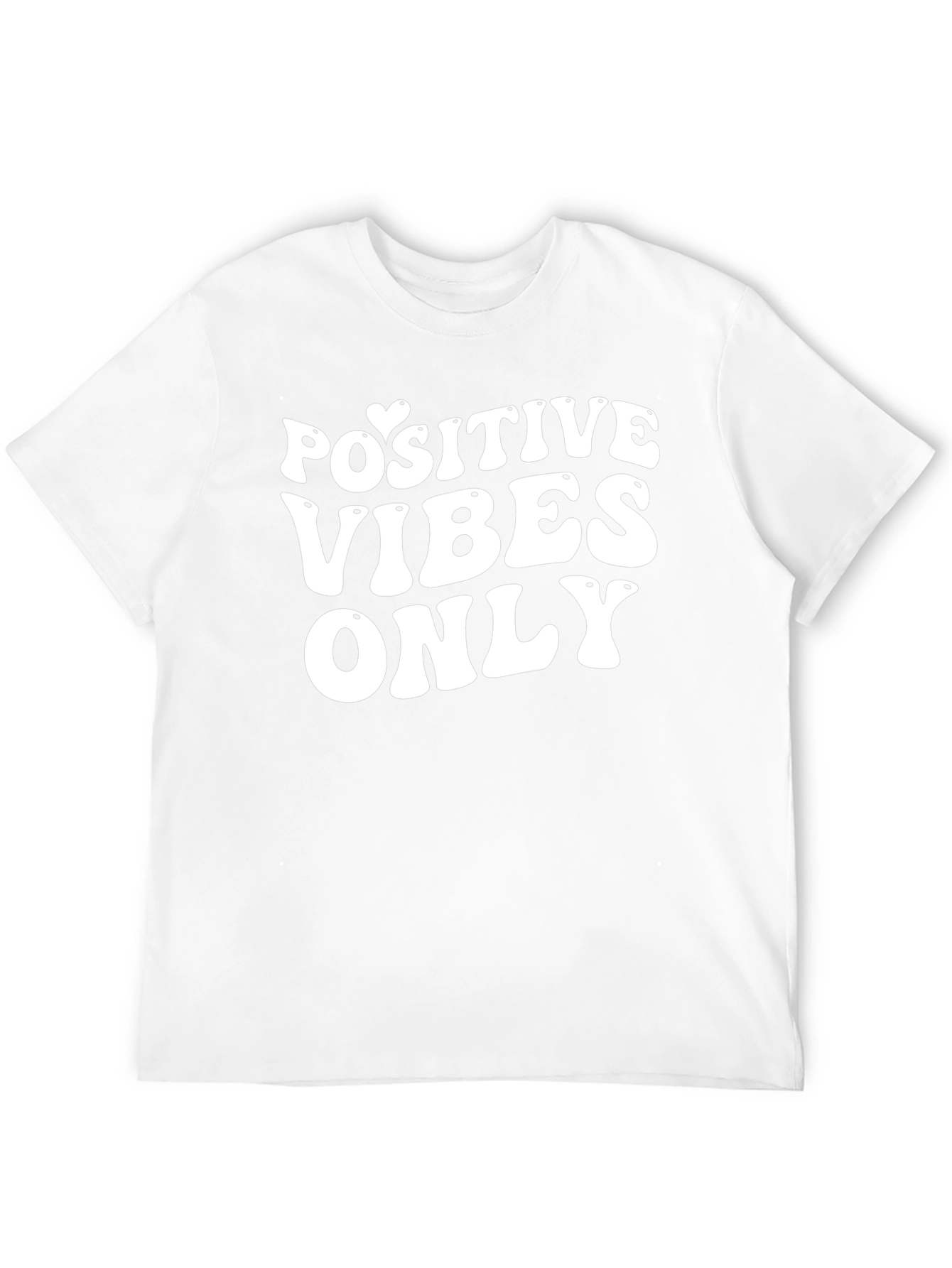 Positive Vibes Only Black Graphic Tee