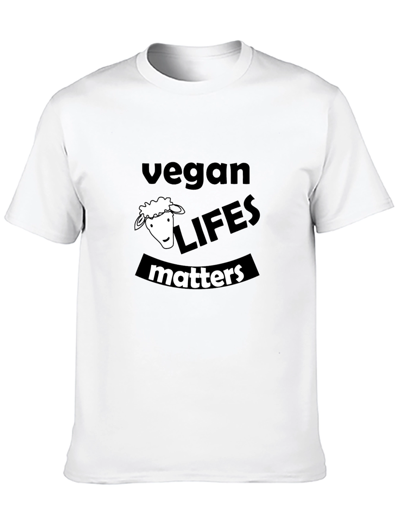 Vegan Life Matters Black T-Shirt