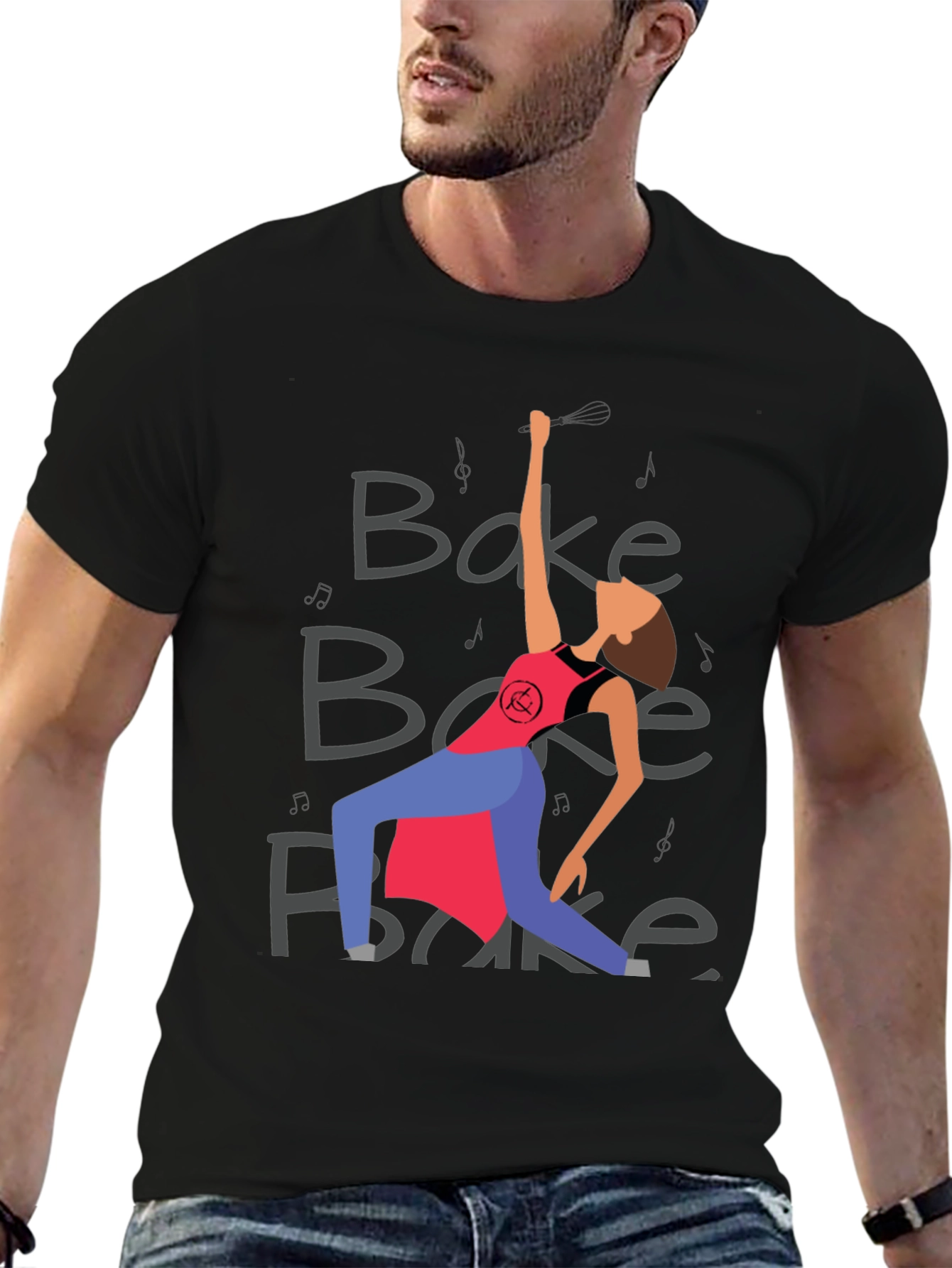 Bake T-Shirt: Stylish Graphic Tee for Baking Lovers