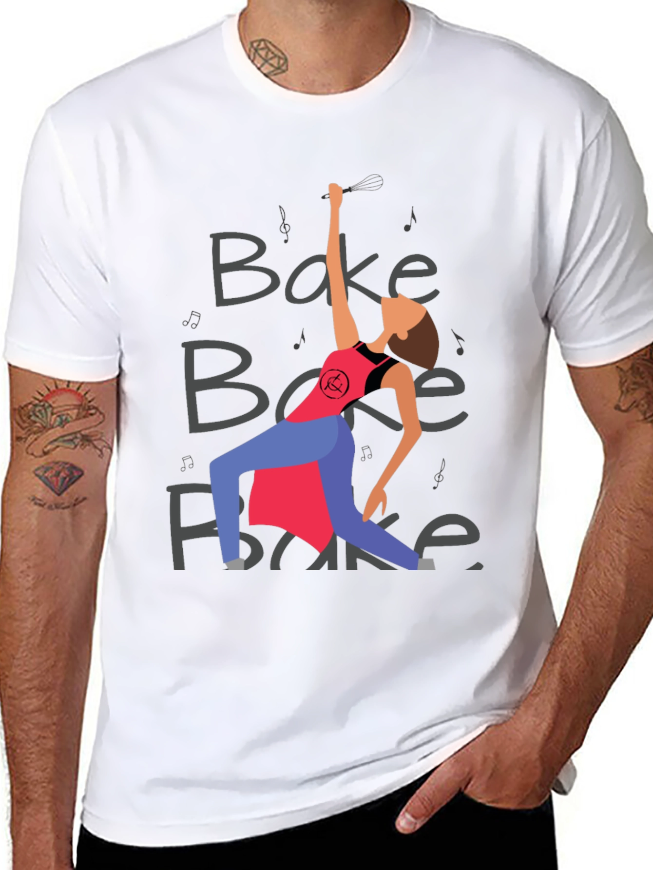 Bake T-Shirt: Stylish Graphic Tee for Baking Lovers