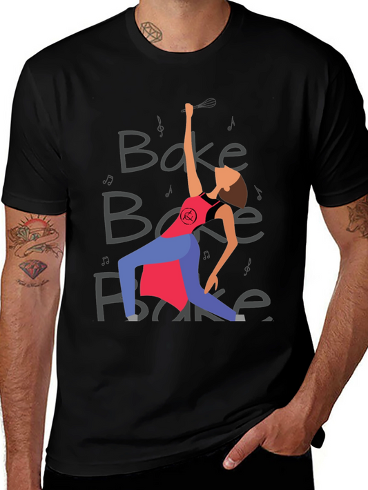 Bake T-Shirt: Stylish Graphic Tee for Baking Lovers