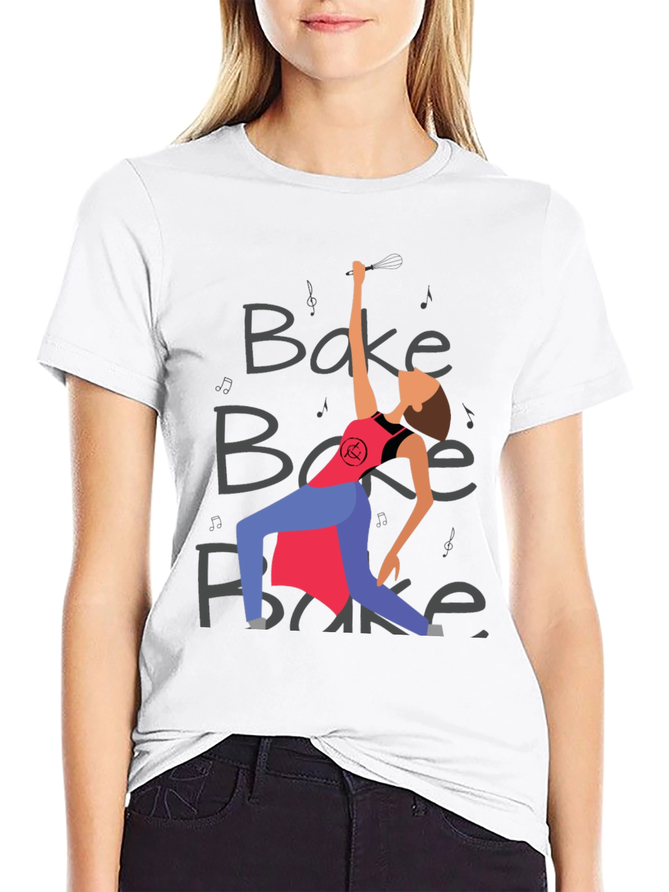 Bake T-Shirt: Stylish Graphic Tee for Baking Lovers