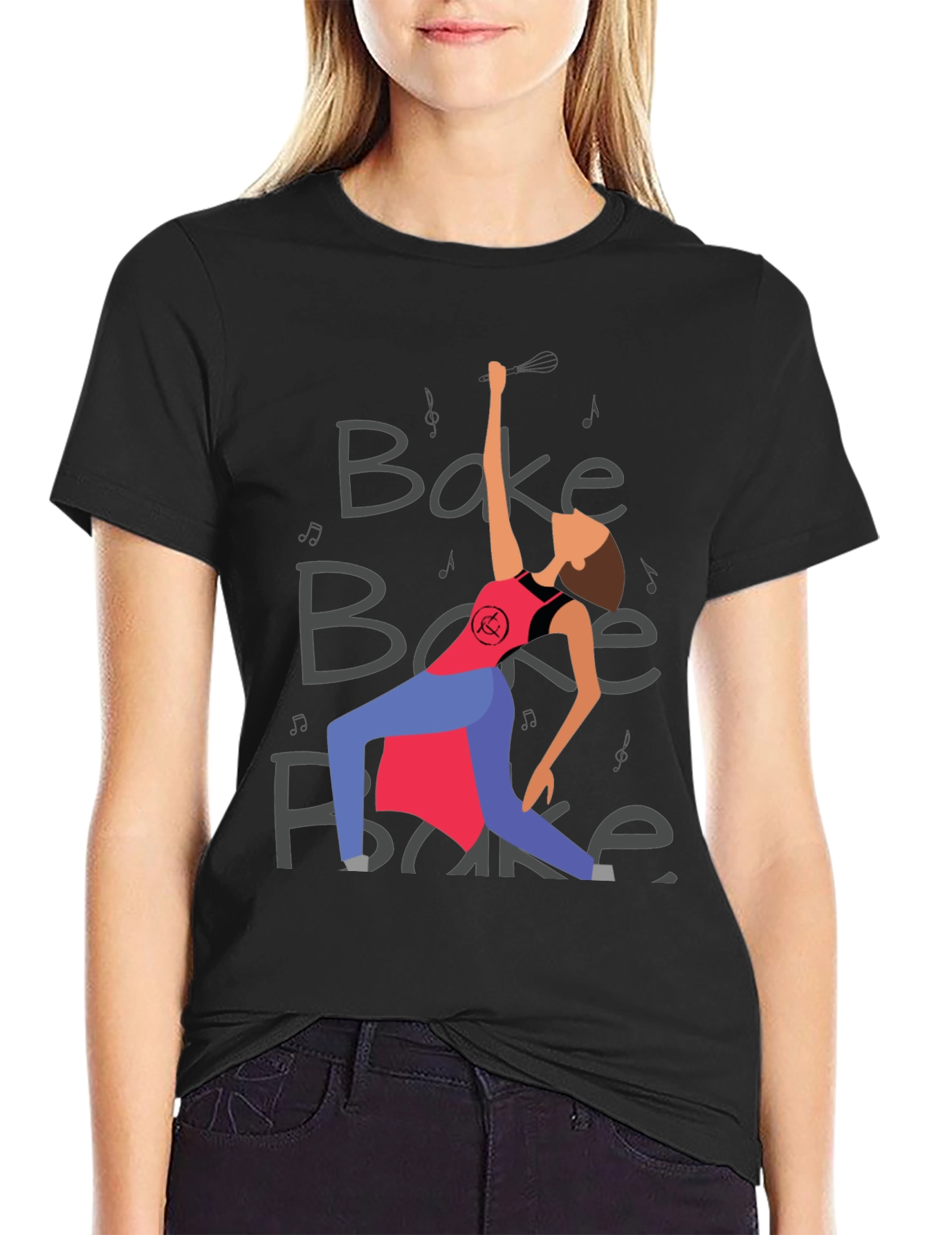 Bake T-Shirt: Stylish Graphic Tee for Baking Lovers