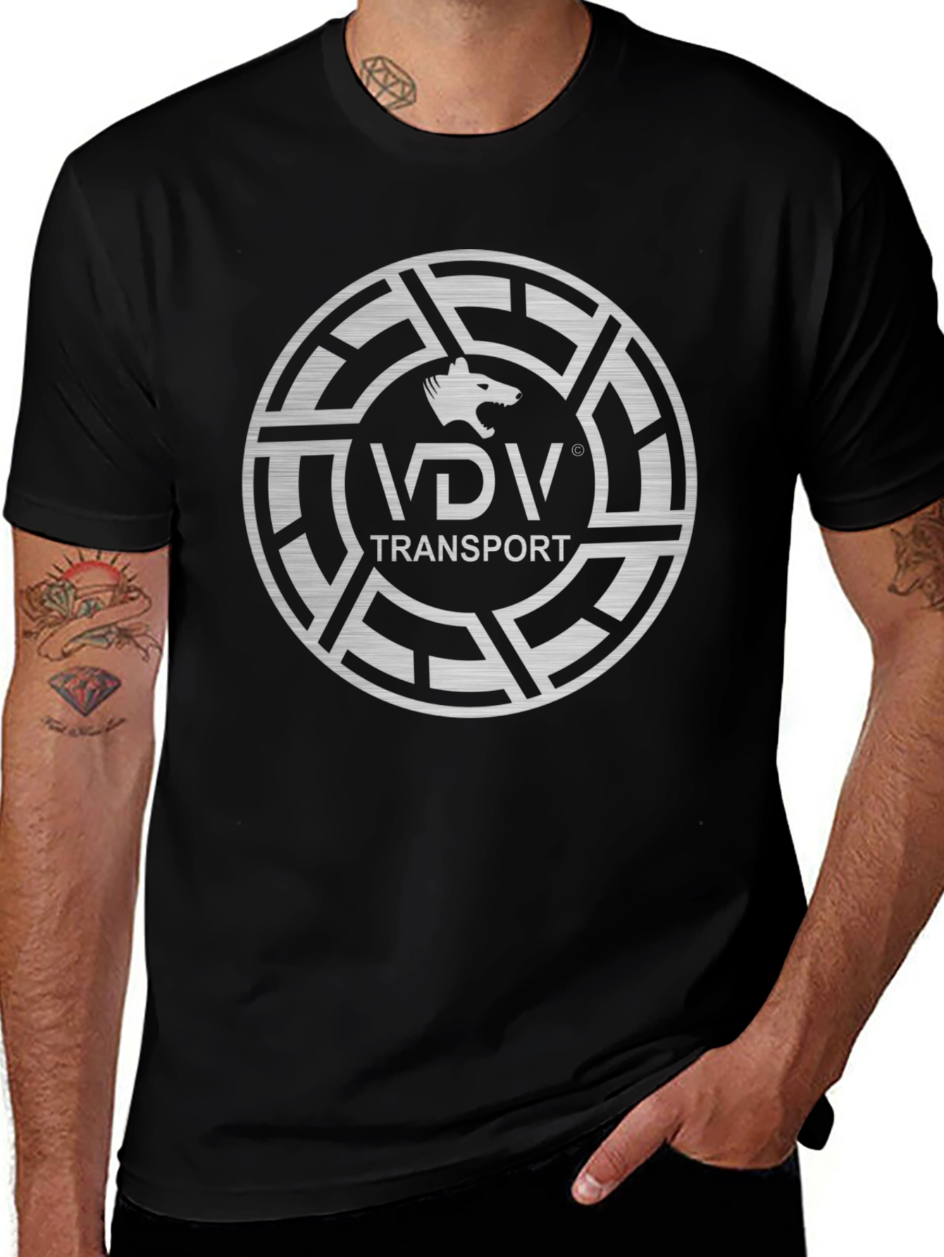 VDV Transport Black Crew Neck T-Shirt