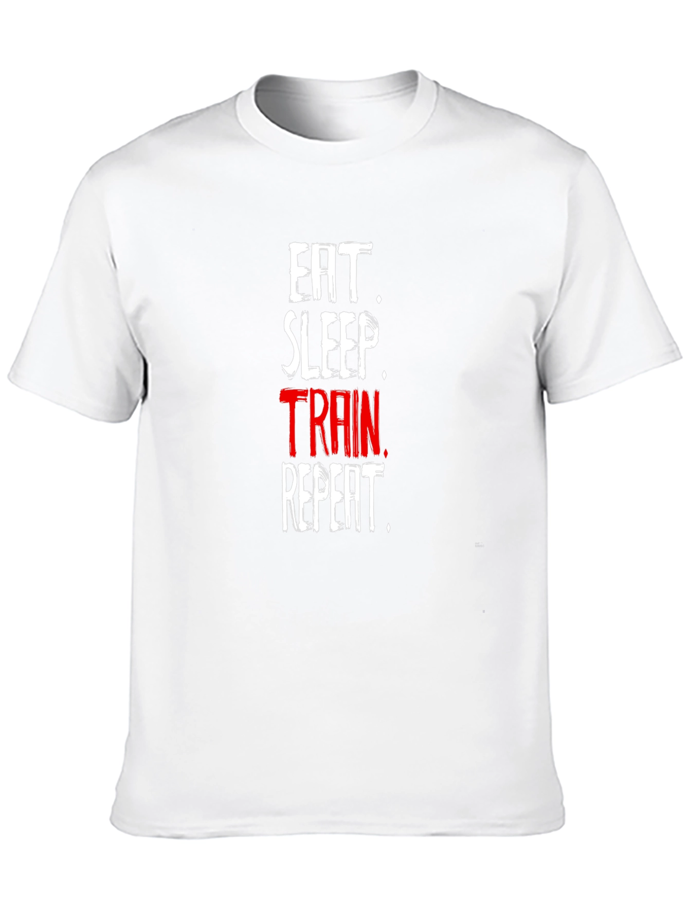 Eat Sleep Train Repeat Black T-Shirt
