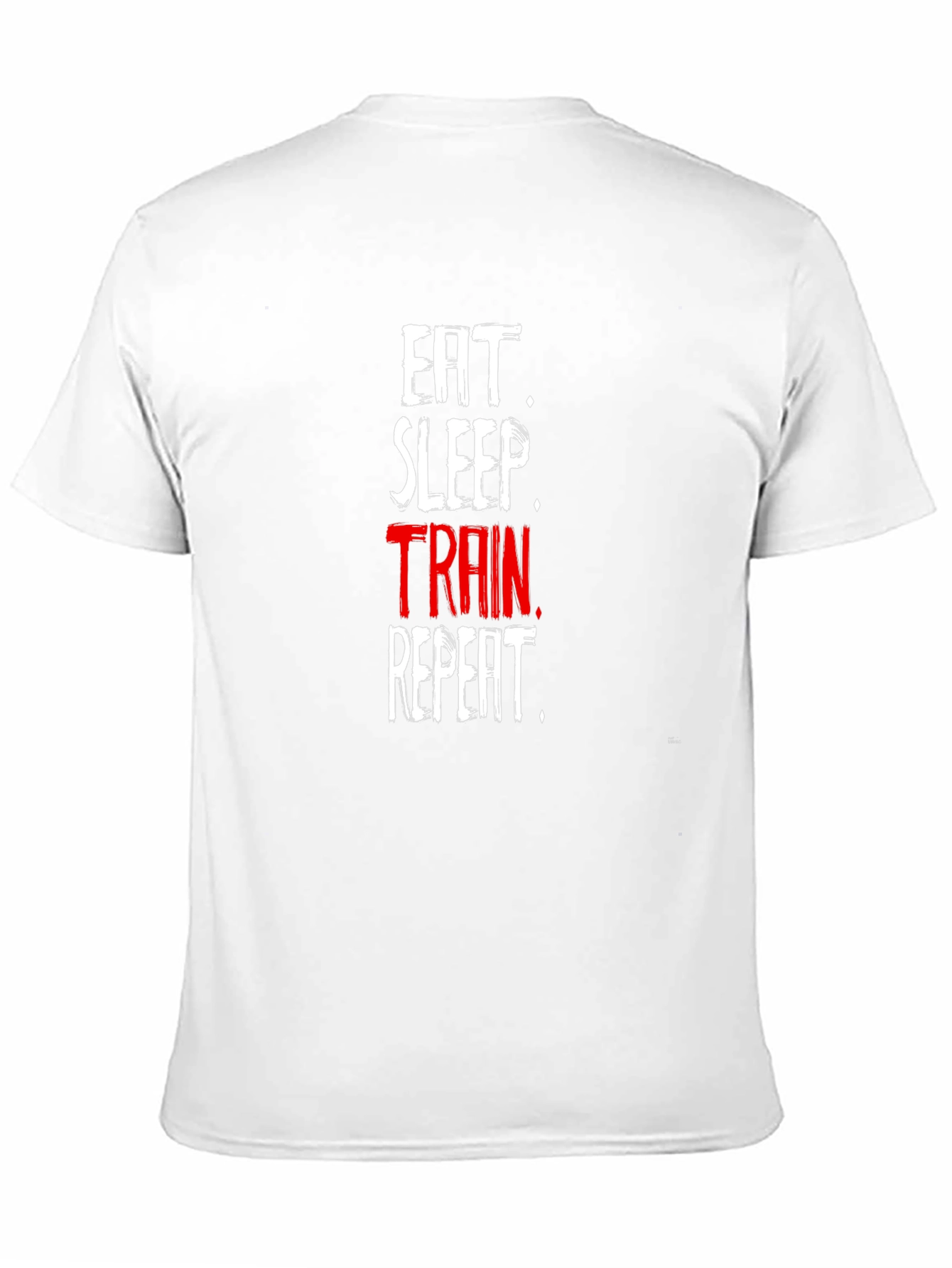 Eat Sleep Train Repeat Black T-Shirt