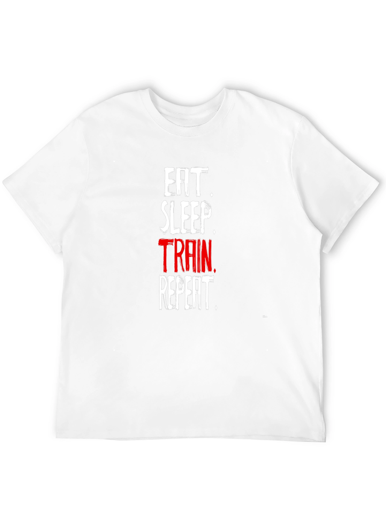 Eat Sleep Train Repeat Black T-Shirt