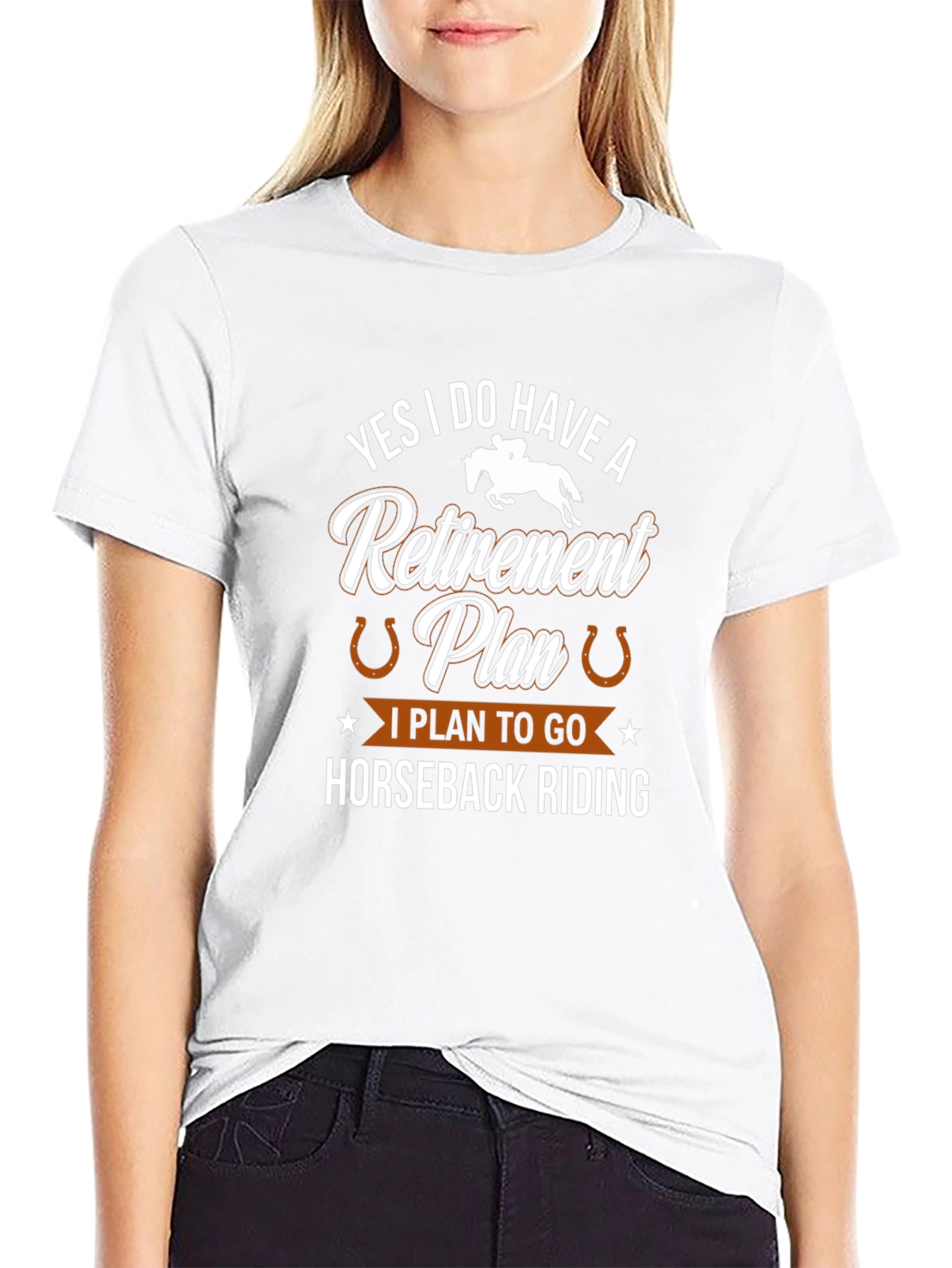 Horseback Riding Retirement Plan T-Shirt