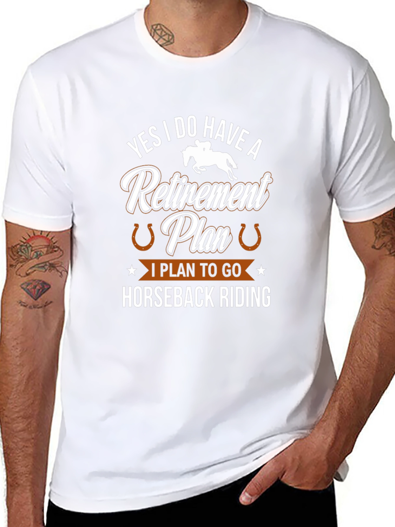 Horseback Riding Retirement Plan T-Shirt