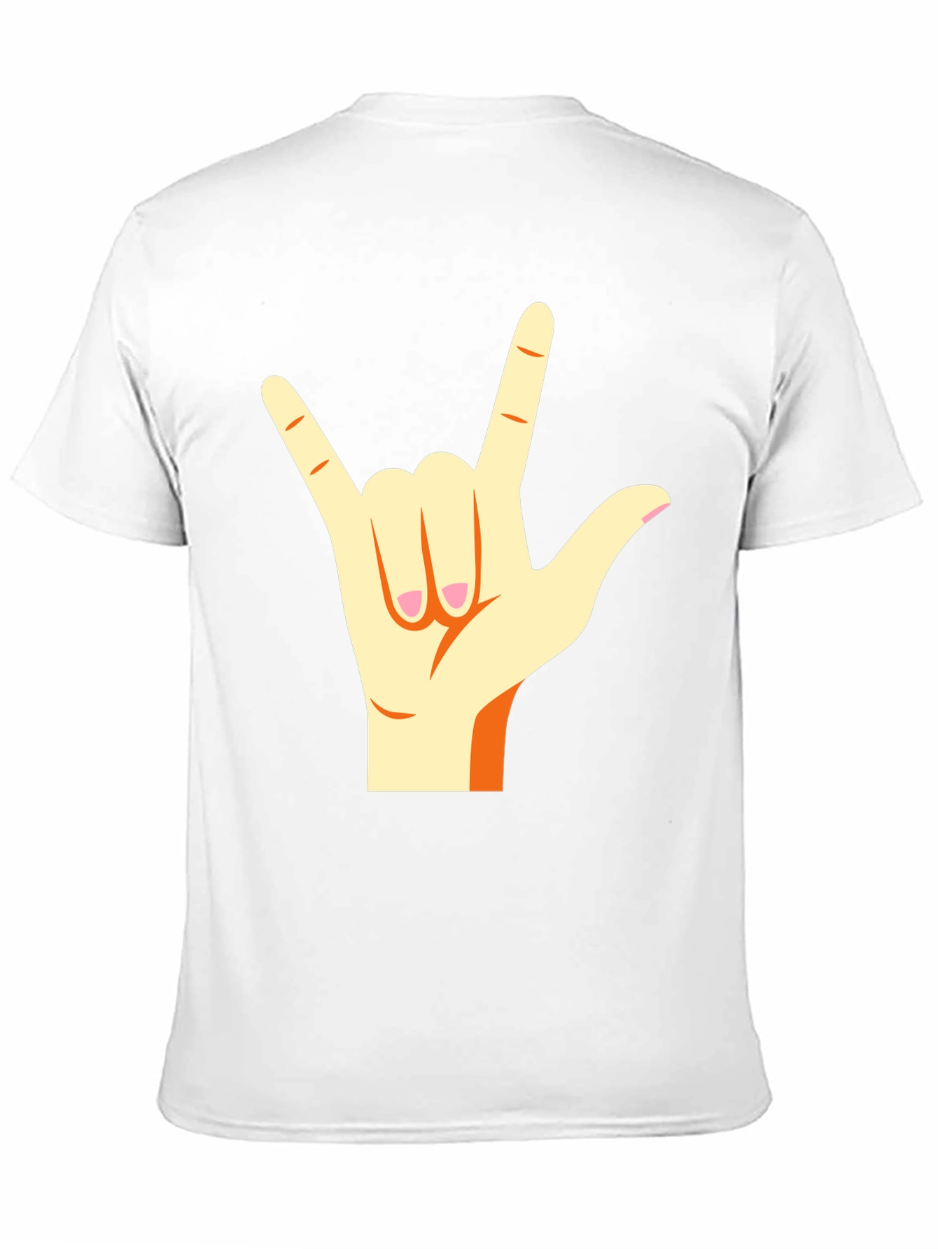 I Love You Hand Sign Black T-Shirt