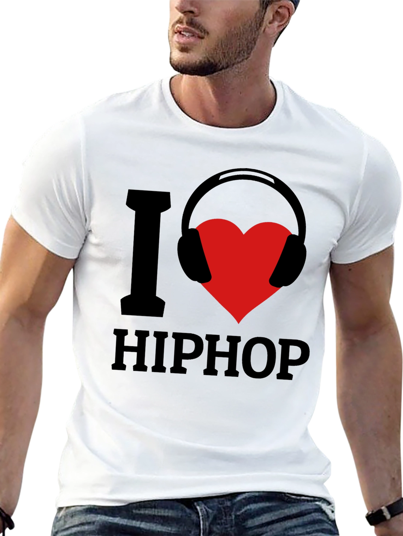 I Love Hip Hop Graphic T-Shirt