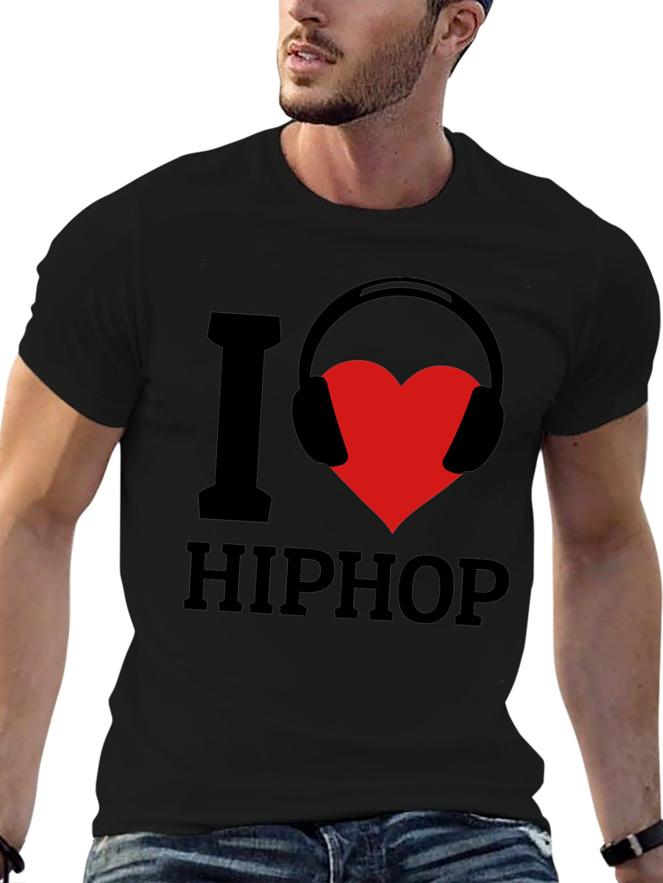 I Love Hip Hop Graphic T-Shirt