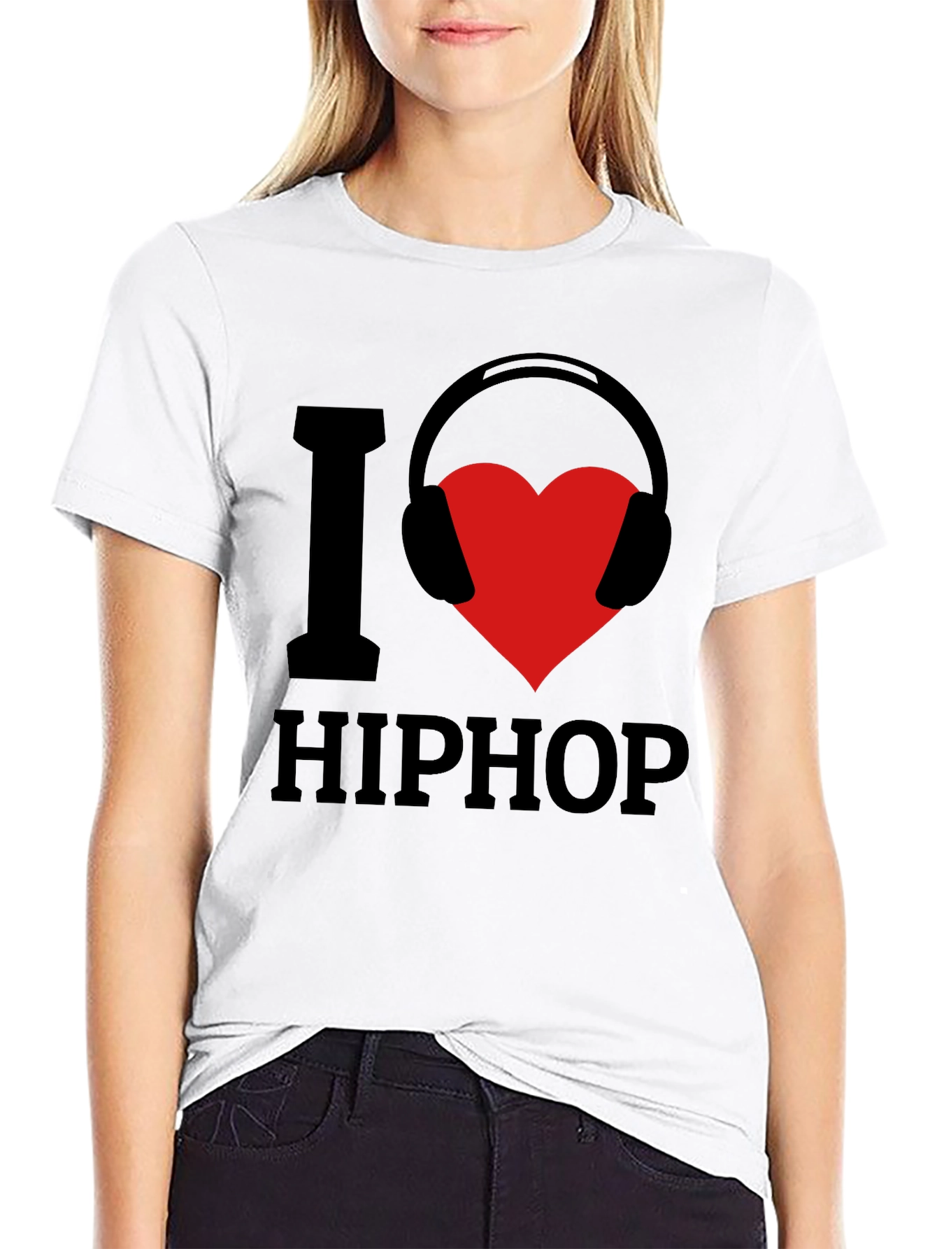 I Love Hip Hop Graphic T-Shirt