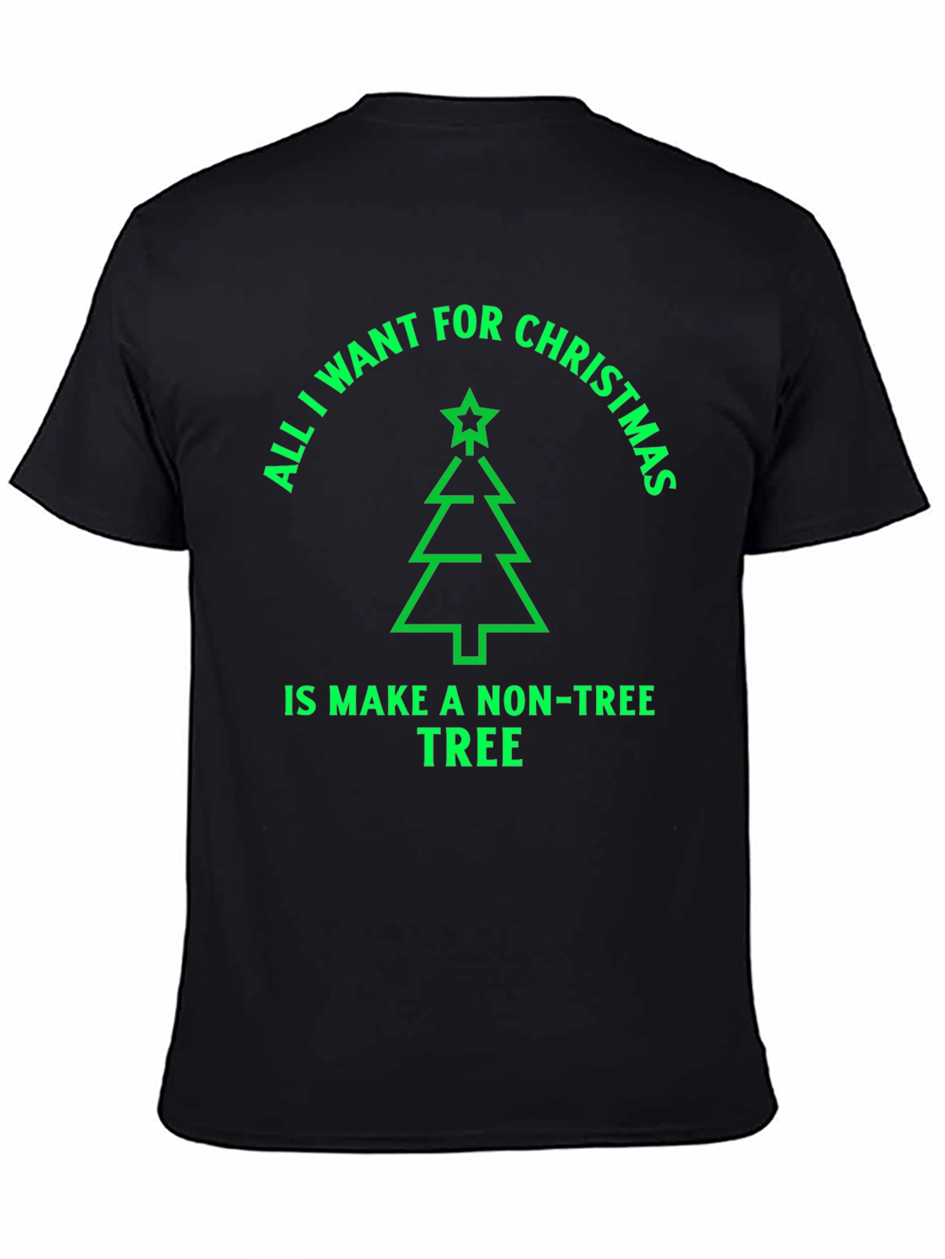 Funny Christmas Tree T-Shirt - Non-Tree
