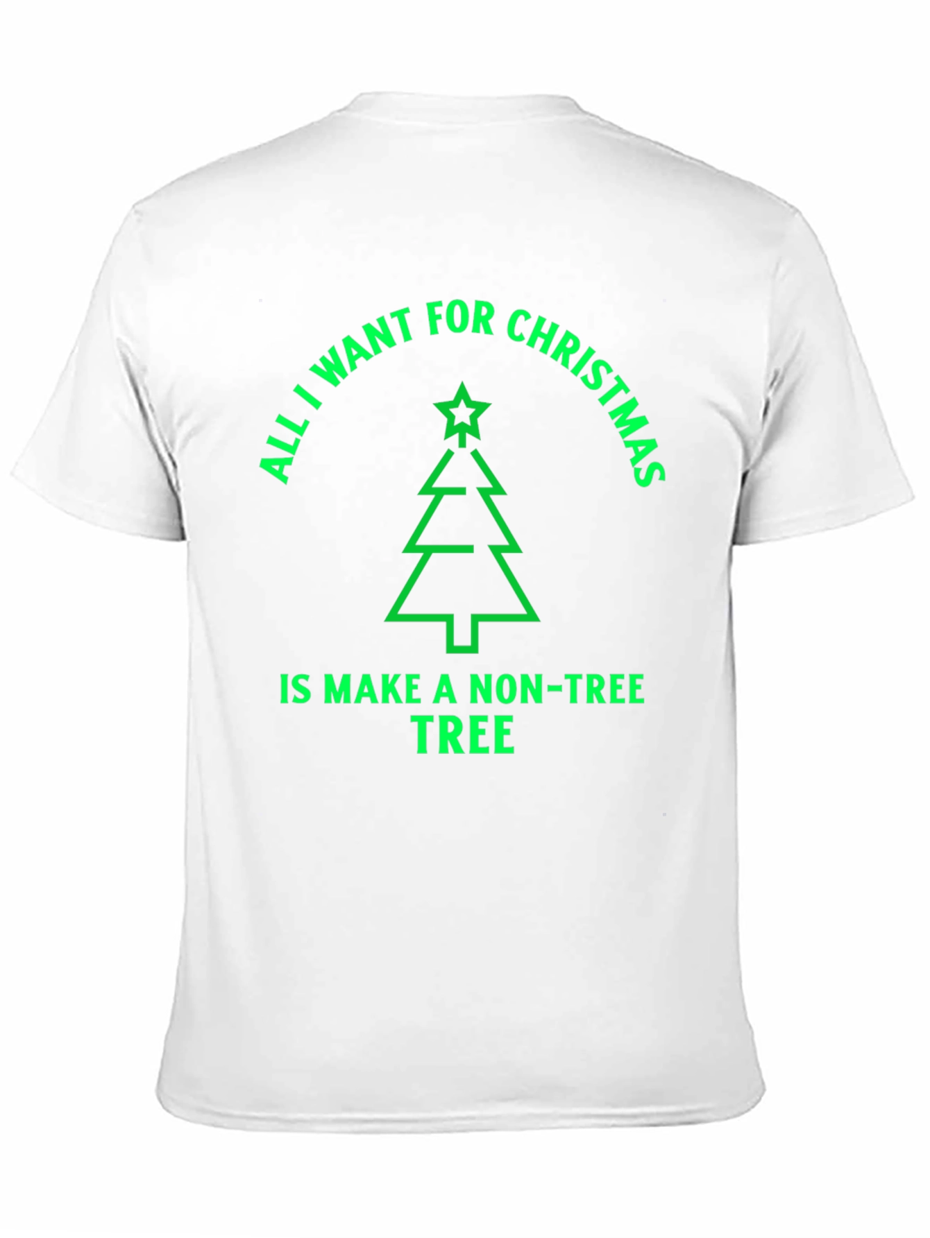 Funny Christmas Tree T-Shirt - Non-Tree
