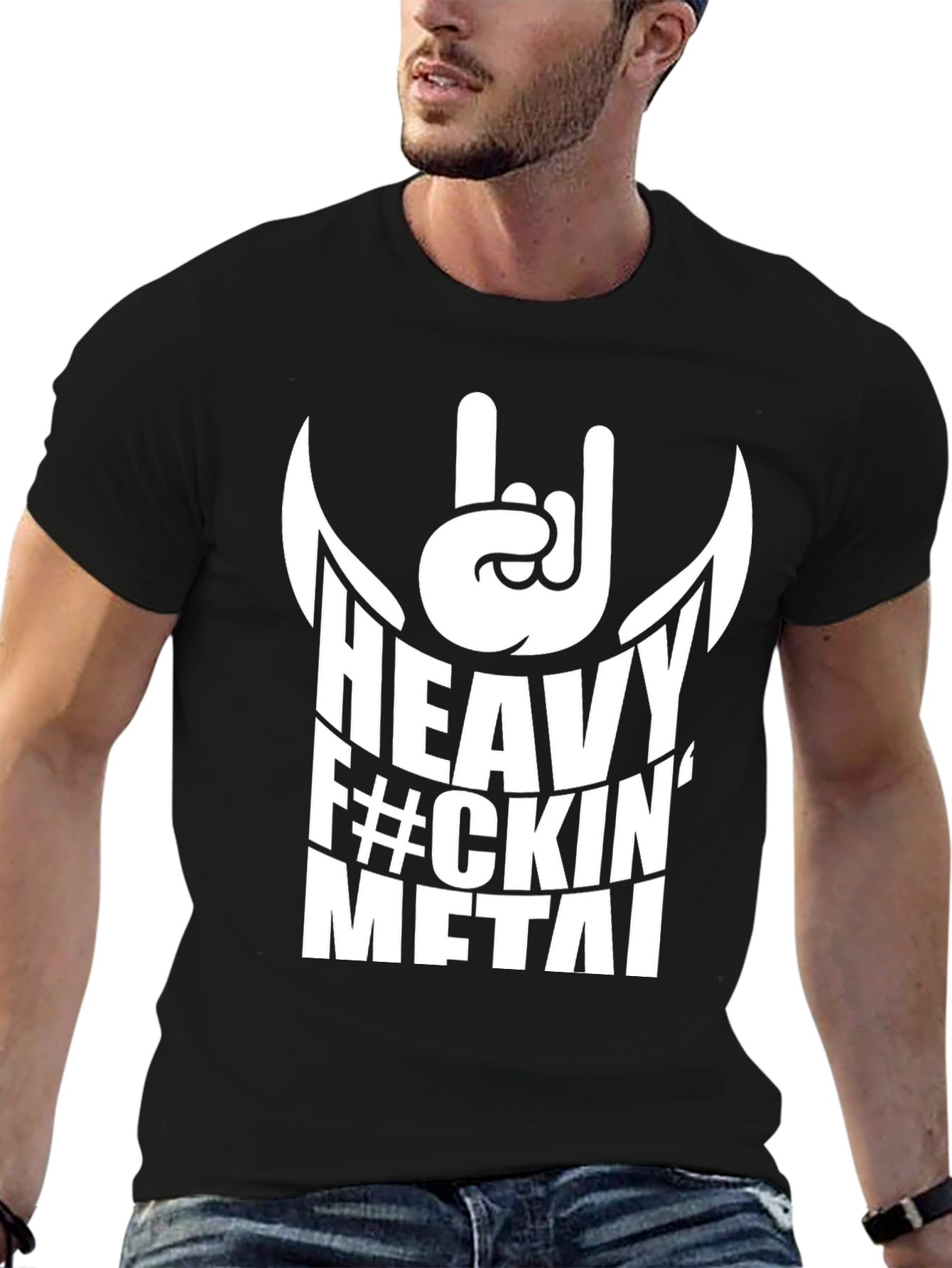 Heavy Metal Graphic Tee - Rock On!