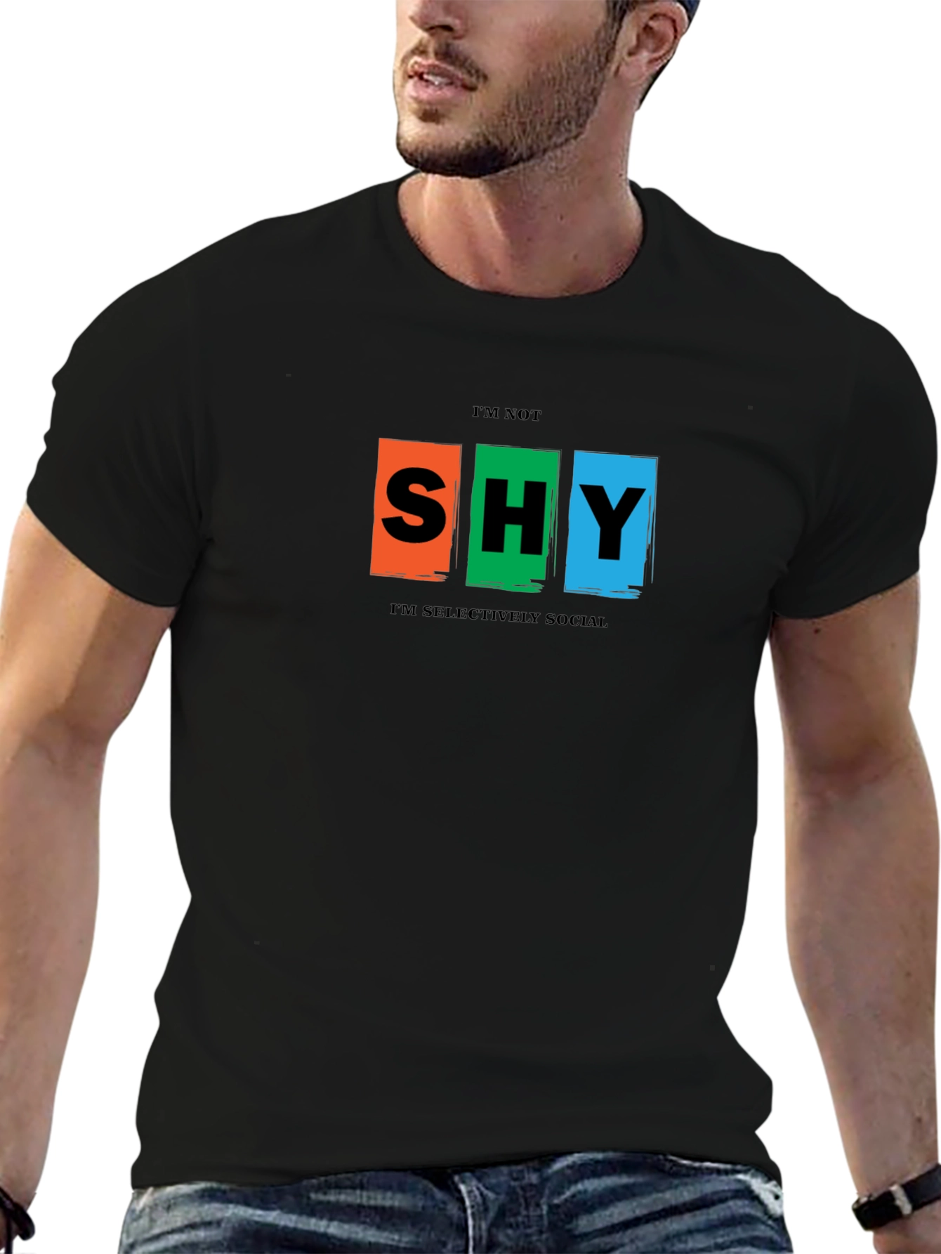 Im Not Shy T-Shirt - Selectively Social