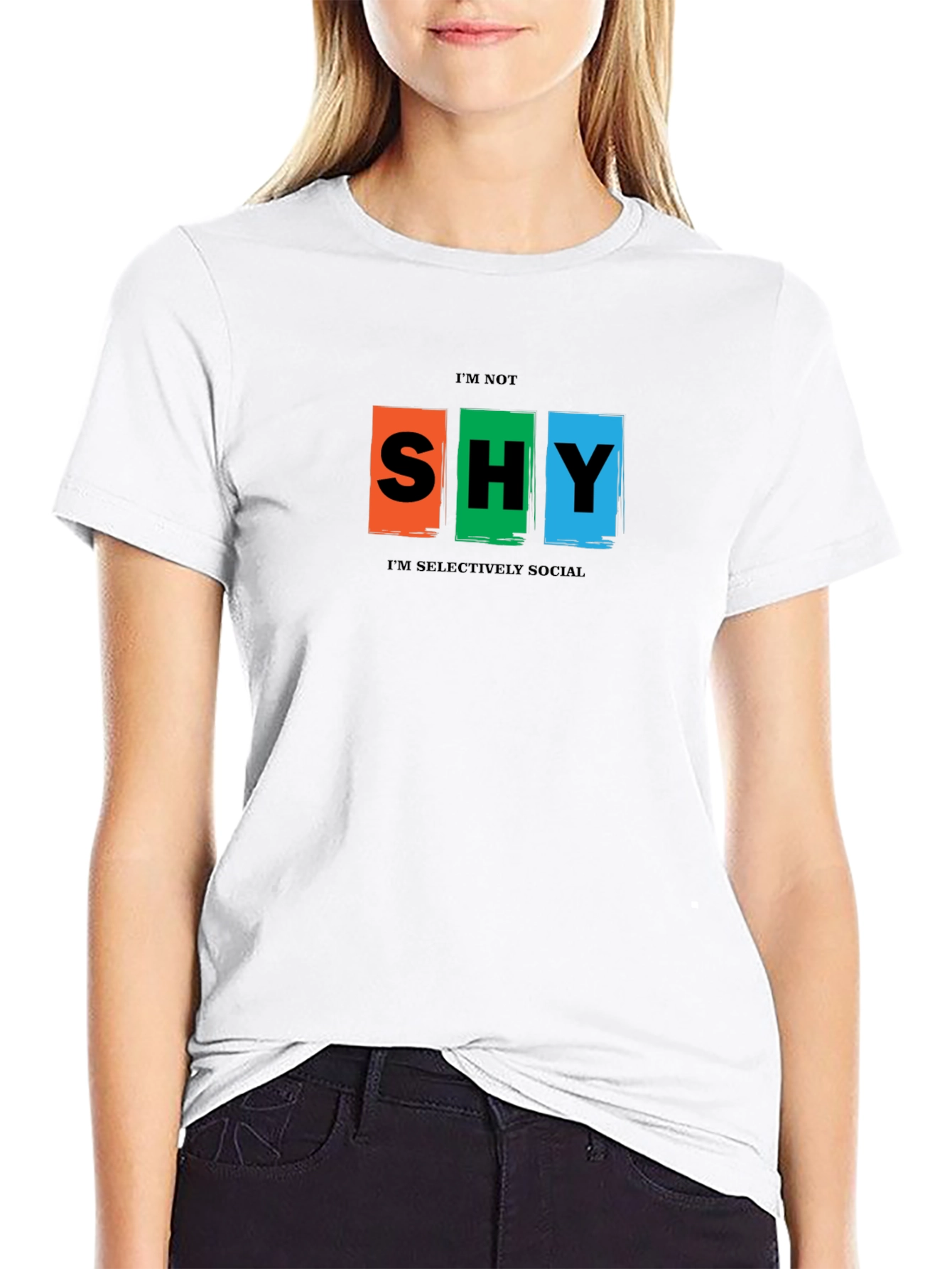 Im Not Shy T-Shirt - Selectively Social