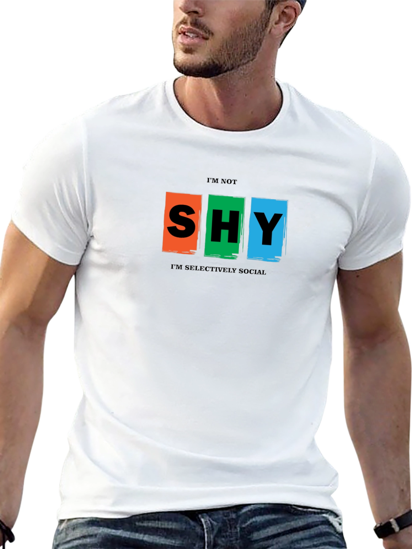 Im Not Shy T-Shirt - Selectively Social
