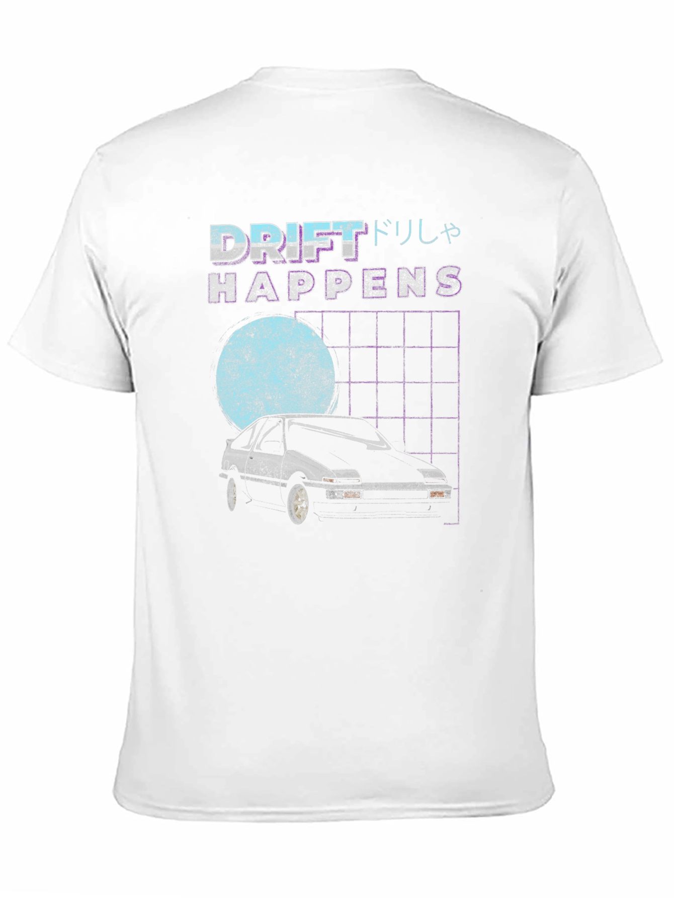Drift Happens Graphic Tee - Retro Car Design