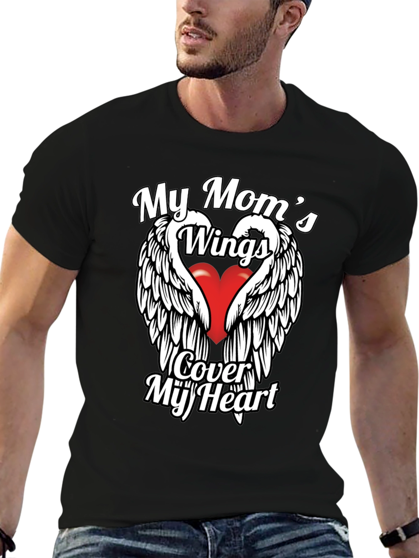 My Moms Wings Heart T-Shirt