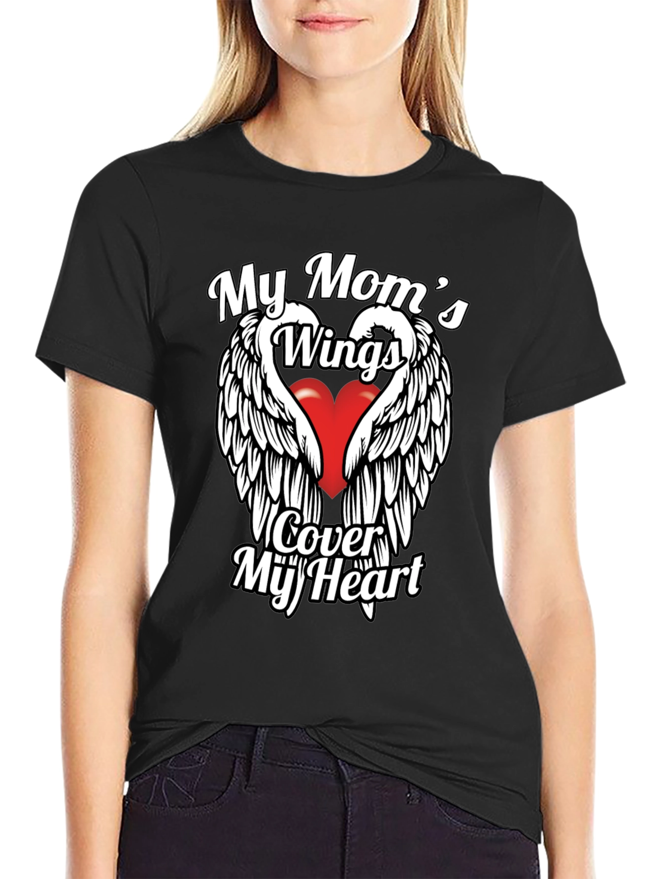My Moms Wings Heart T-Shirt
