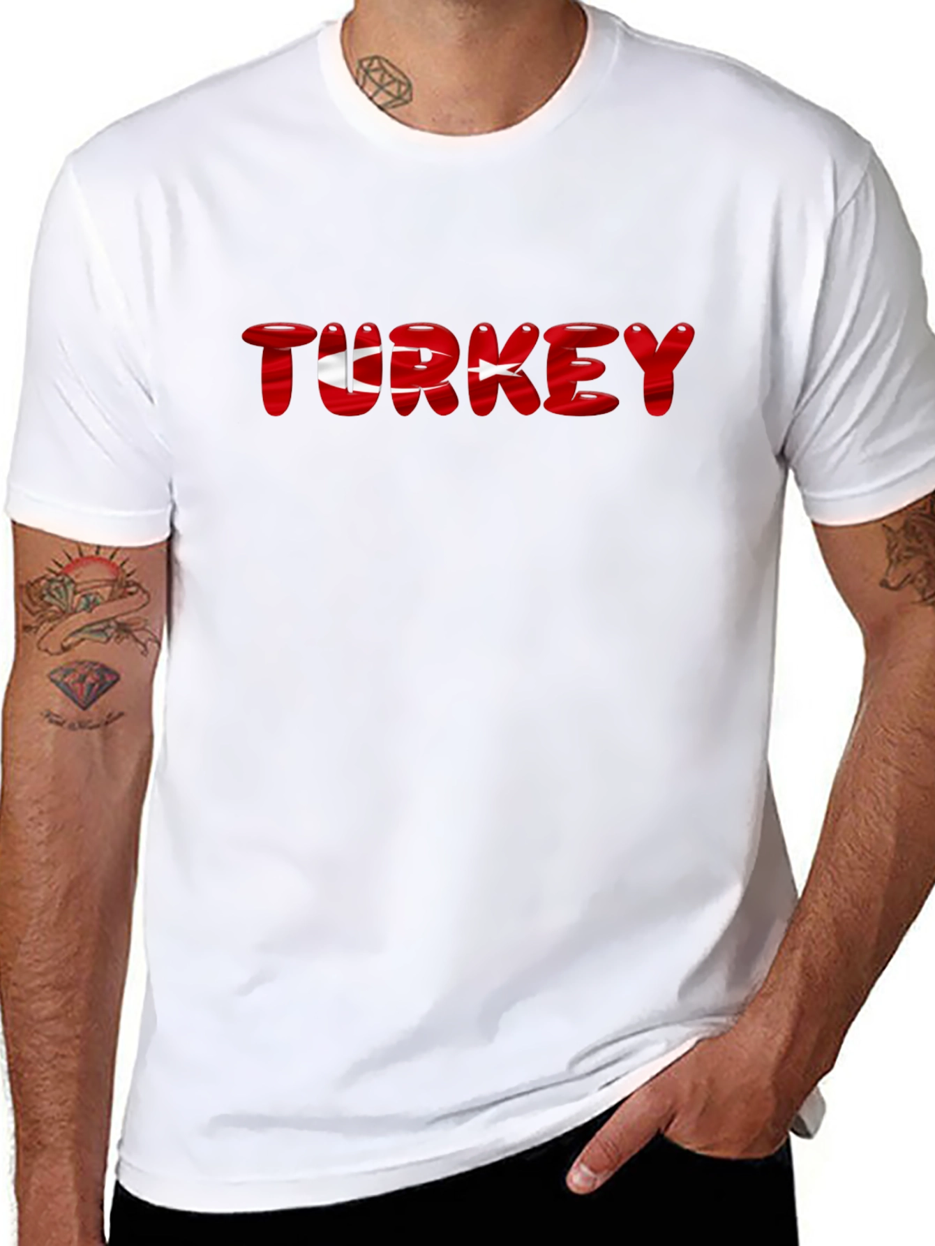 Turkey Flag Graphic T-Shirt