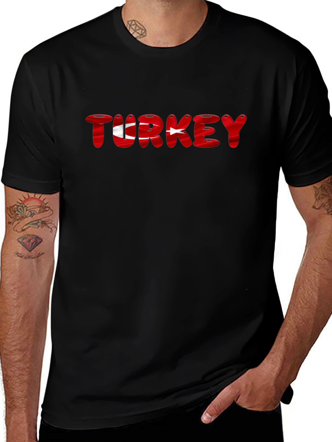 Turkey Flag Graphic T-Shirt