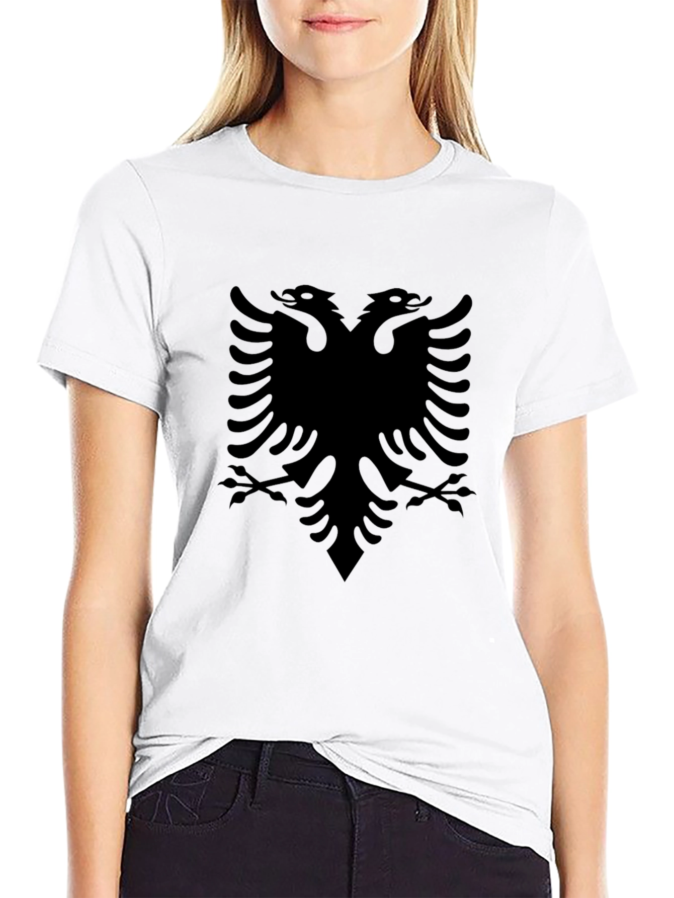 Albanian Eagle Black T-Shirt