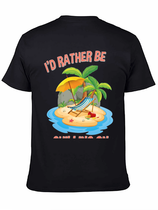 Id Rather Be Chilling Graphic T-Shirt