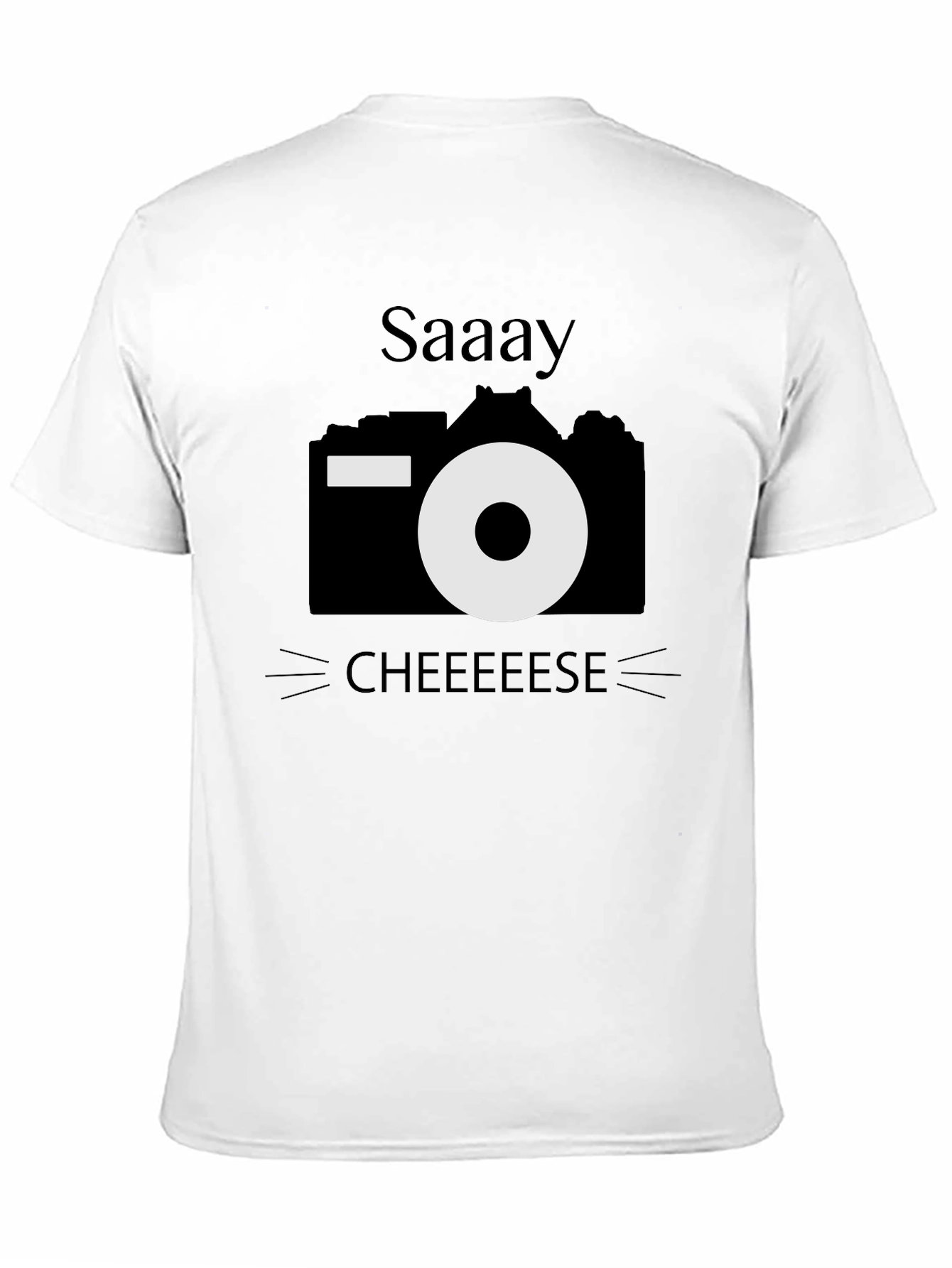 Say Cheese T-Shirt - Camera Graphic Tee