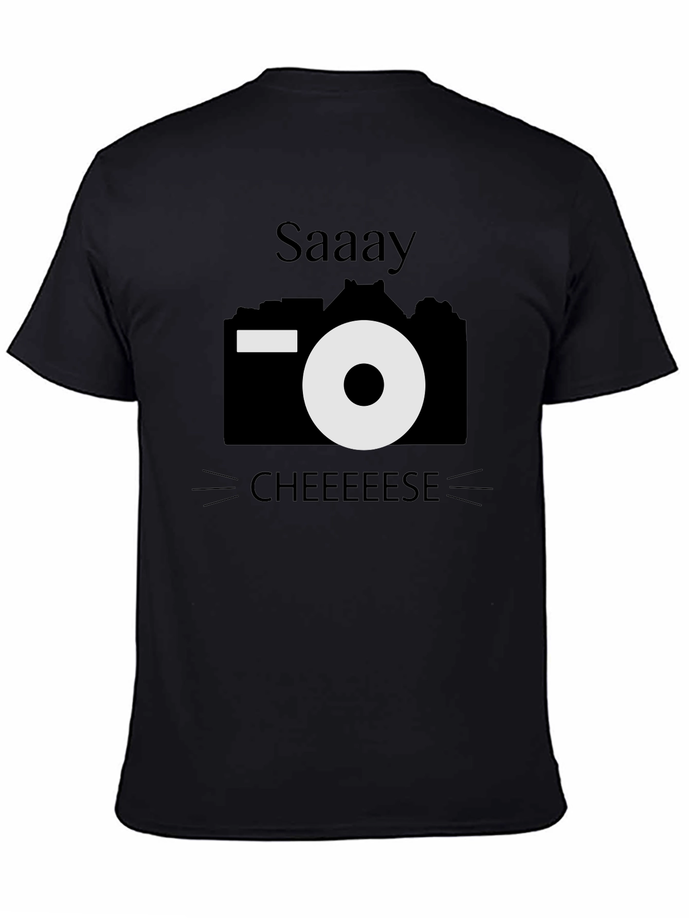 Say Cheese T-Shirt - Camera Graphic Tee