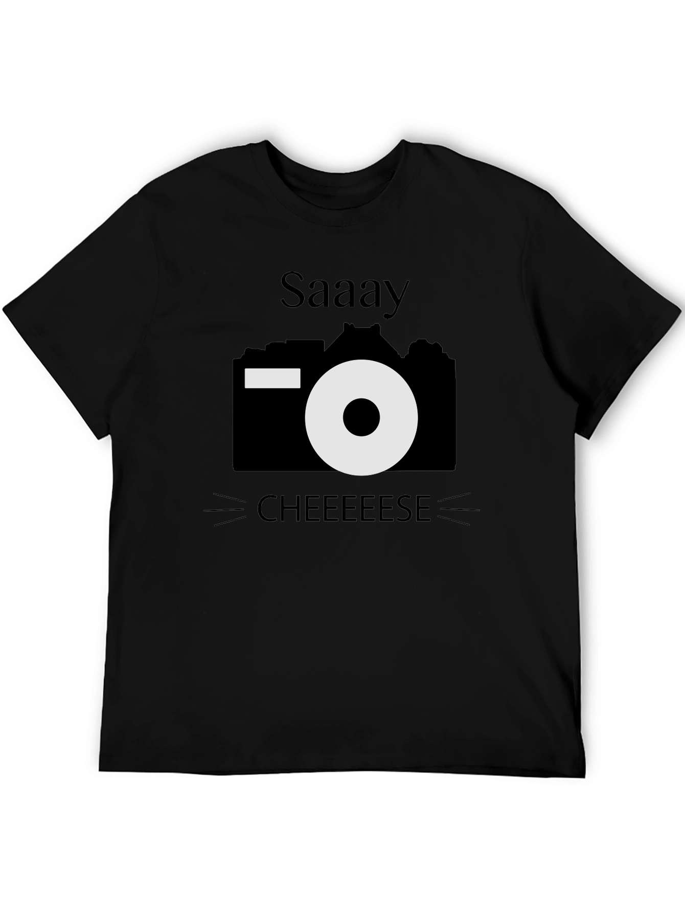 Say Cheese T-Shirt - Camera Graphic Tee