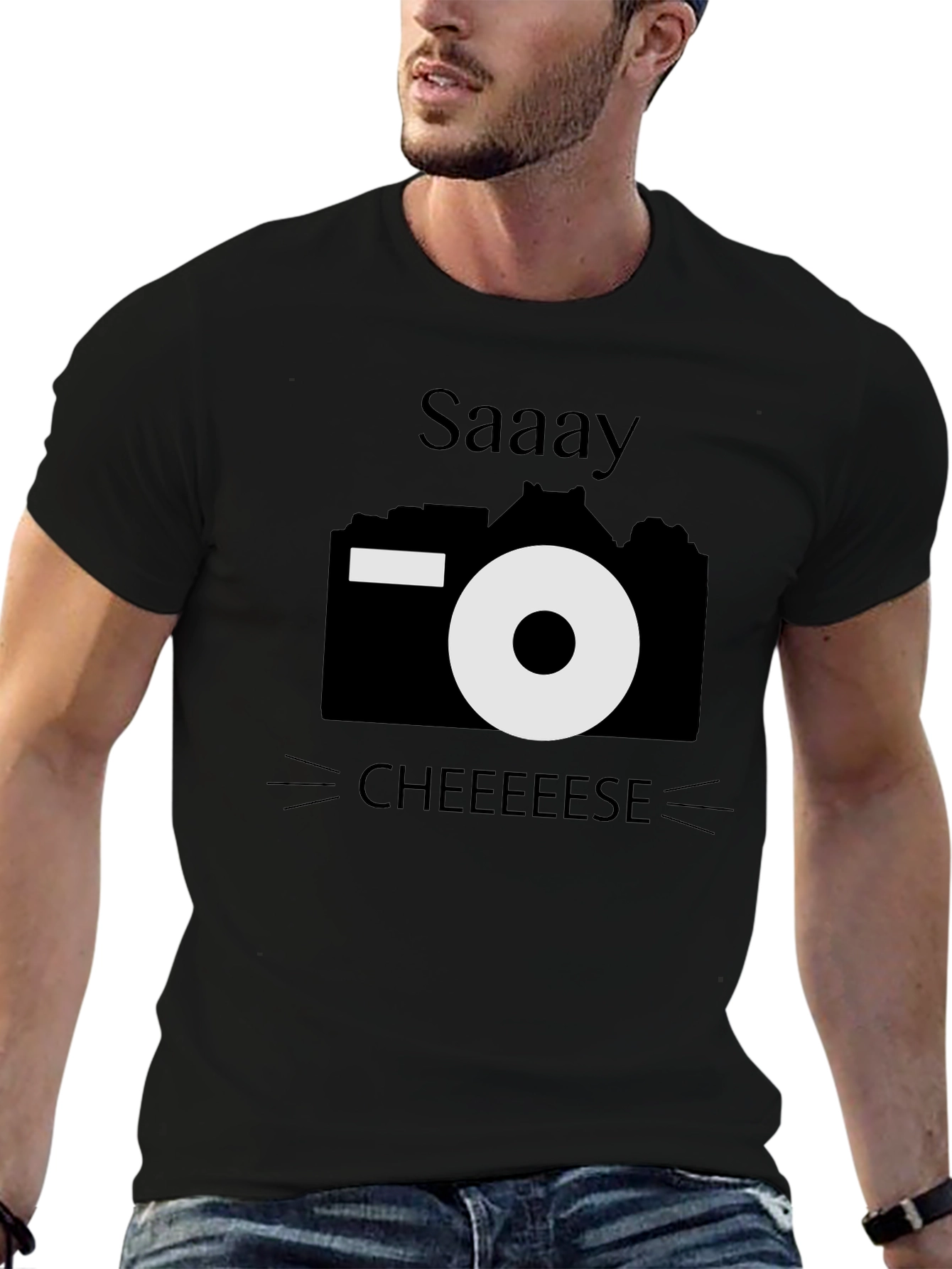 Say Cheese T-Shirt - Camera Graphic Tee