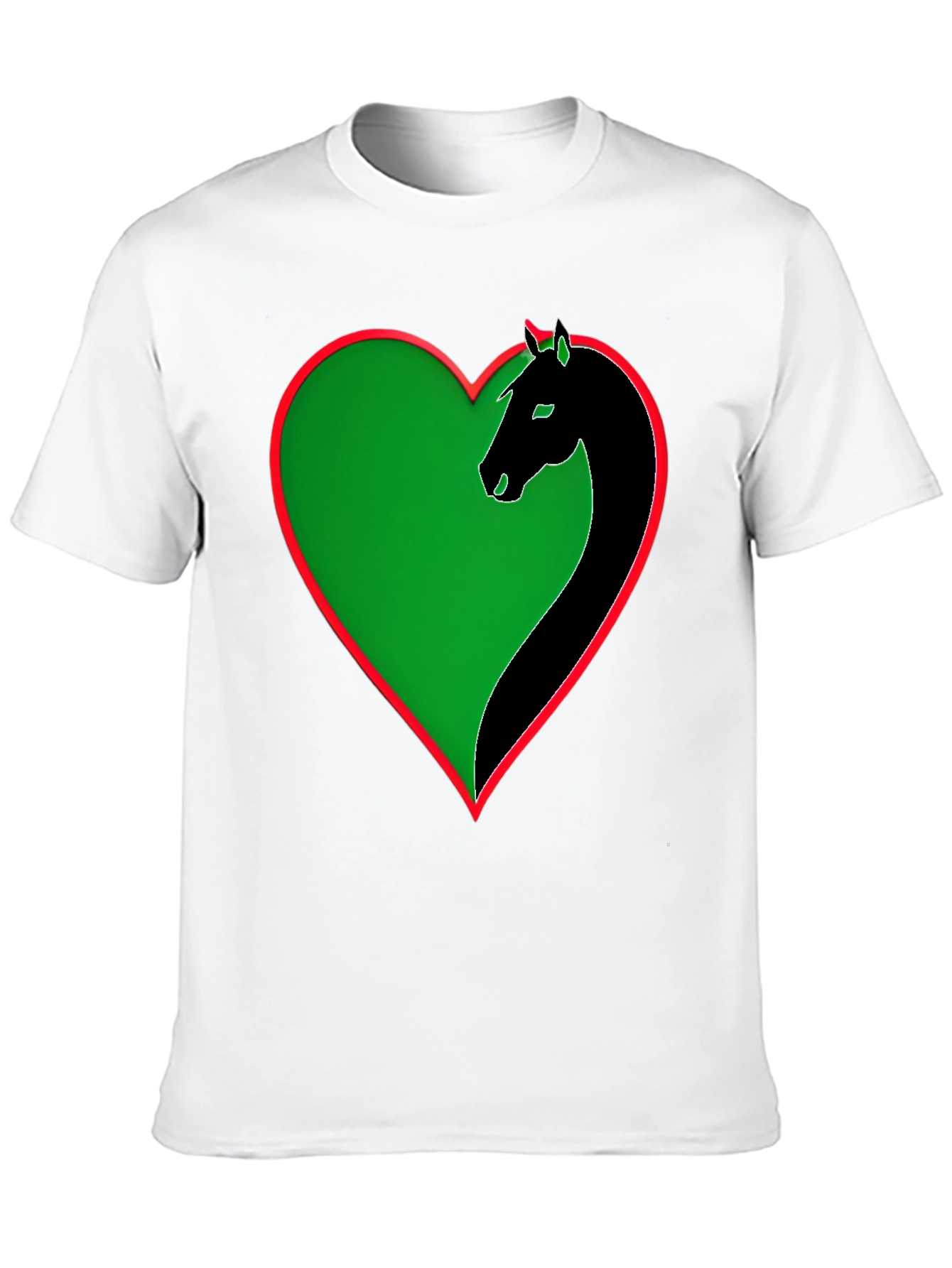 Horse Heart T-Shirt - Unique Graphic Tee