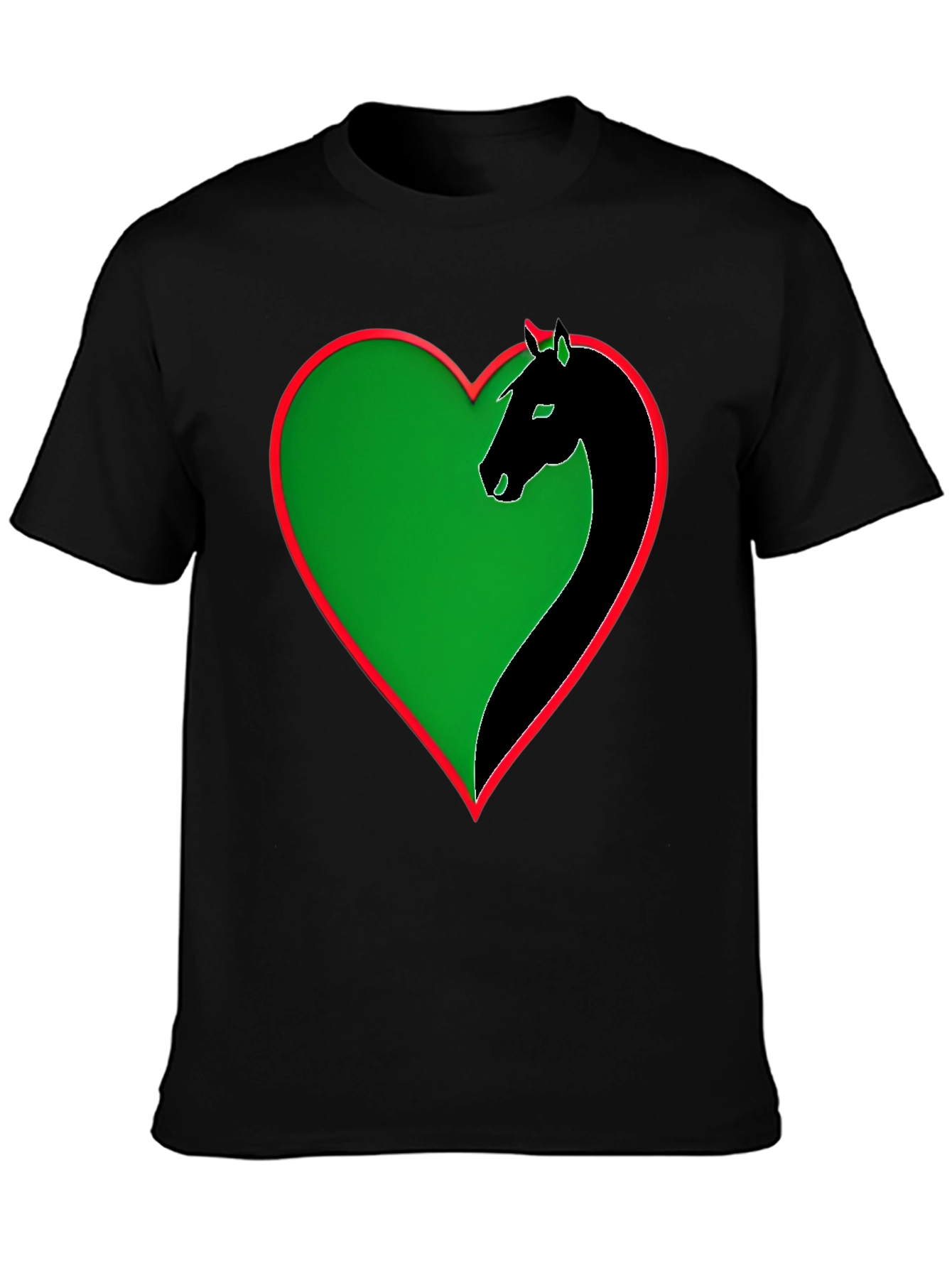 Horse Heart T-Shirt - Unique Graphic Tee