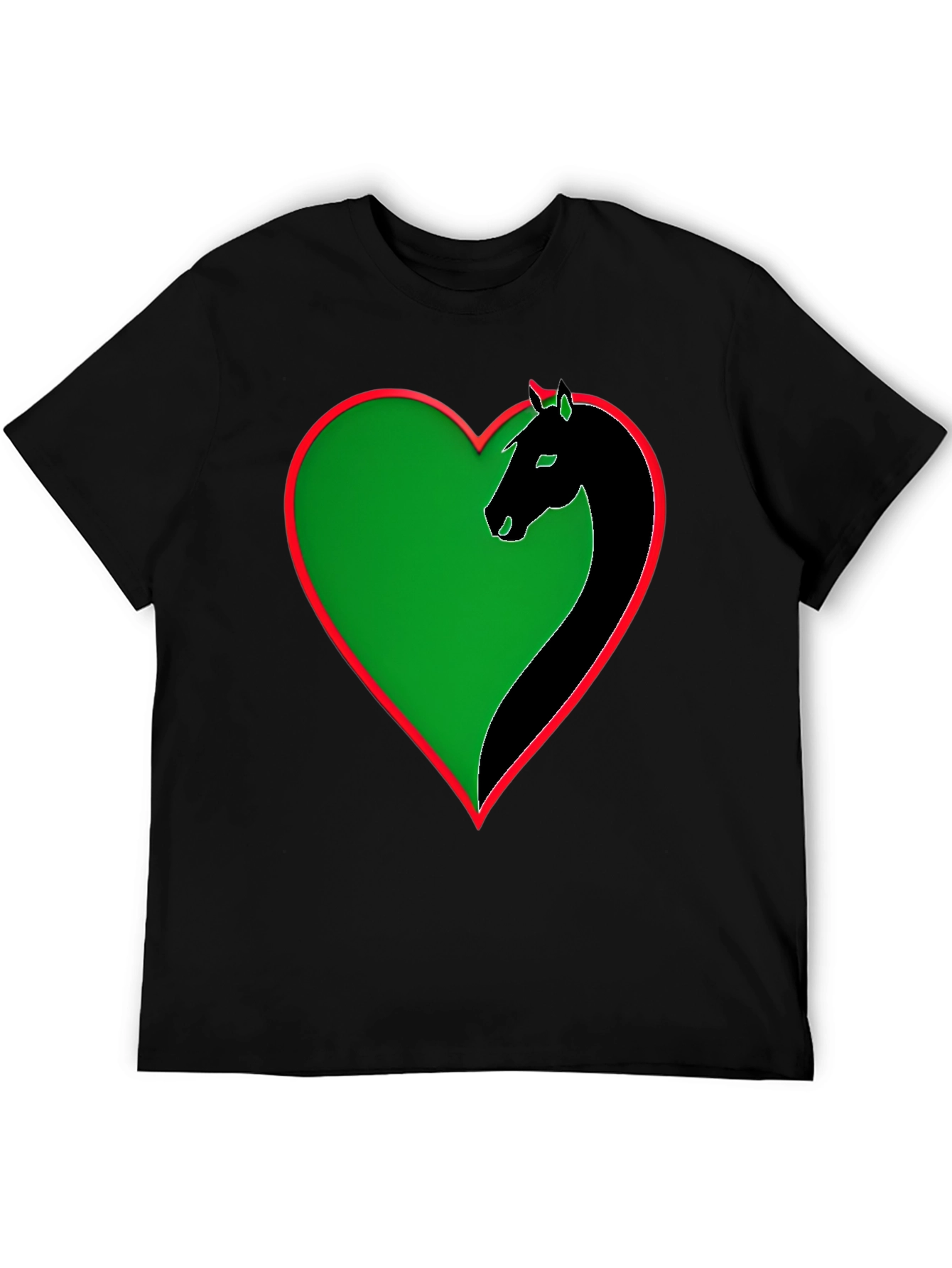 Horse Heart T-Shirt - Unique Graphic Tee