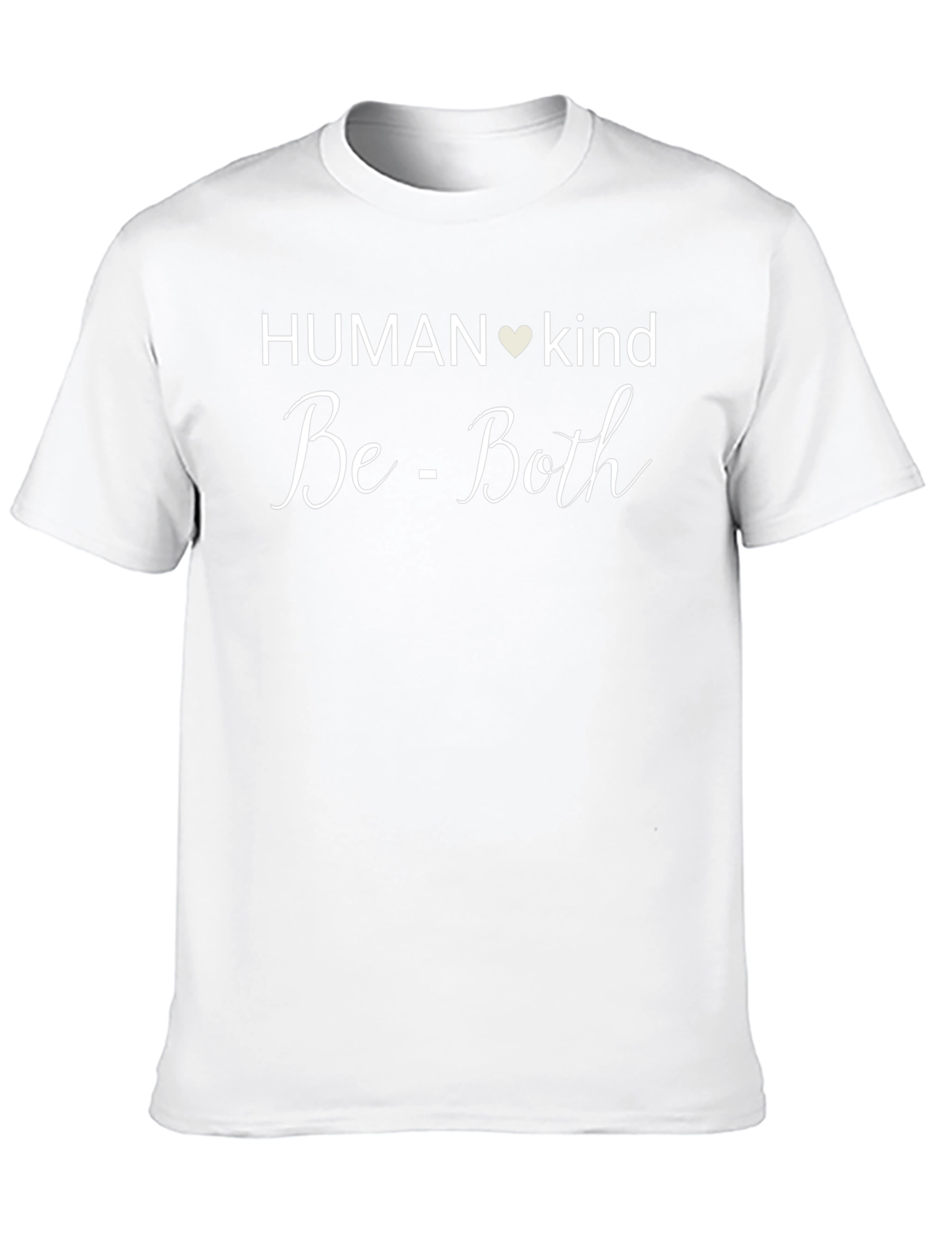 Human Kind Be Both Black T-Shirt