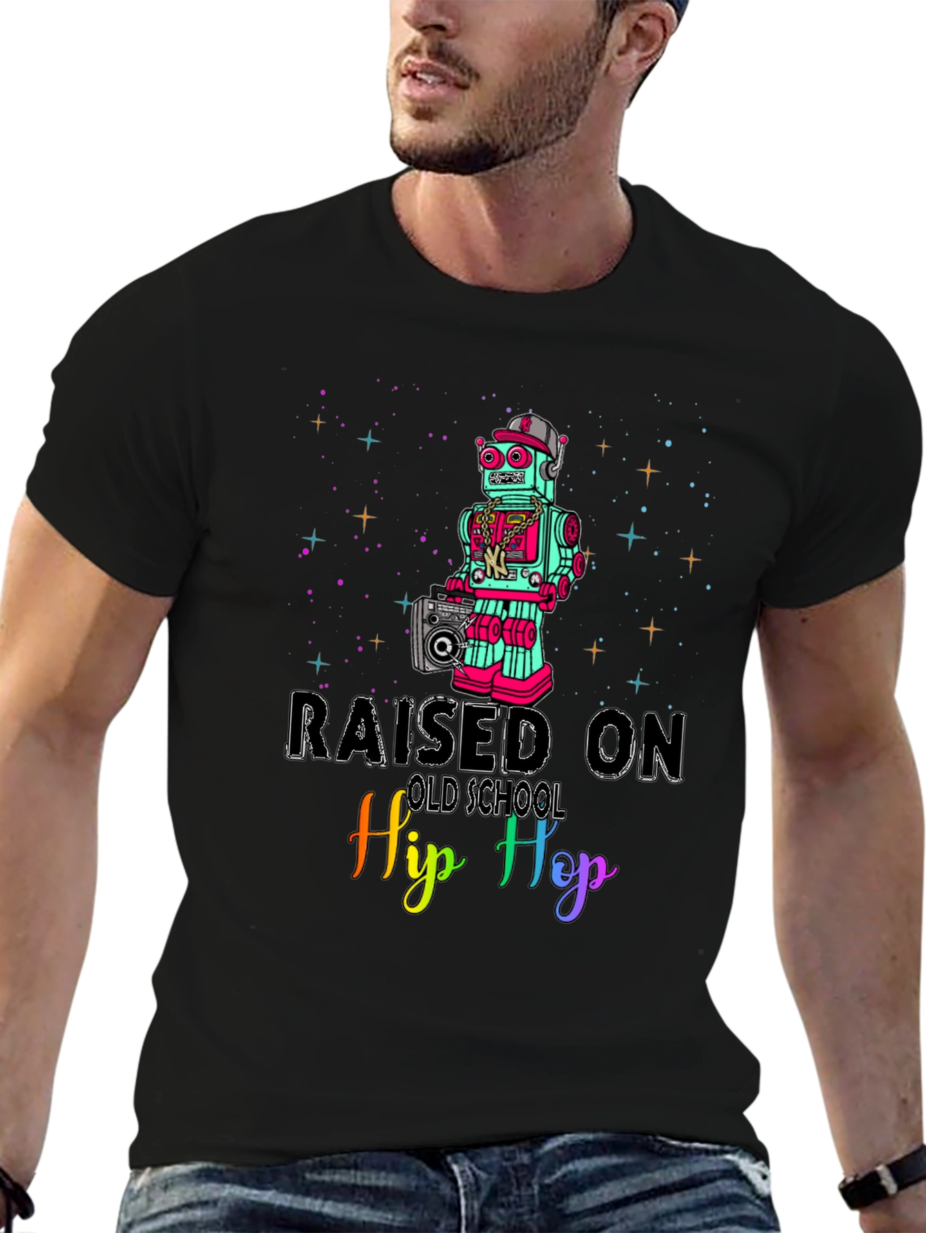 Raised On Old School Hip Hop T-Shirt