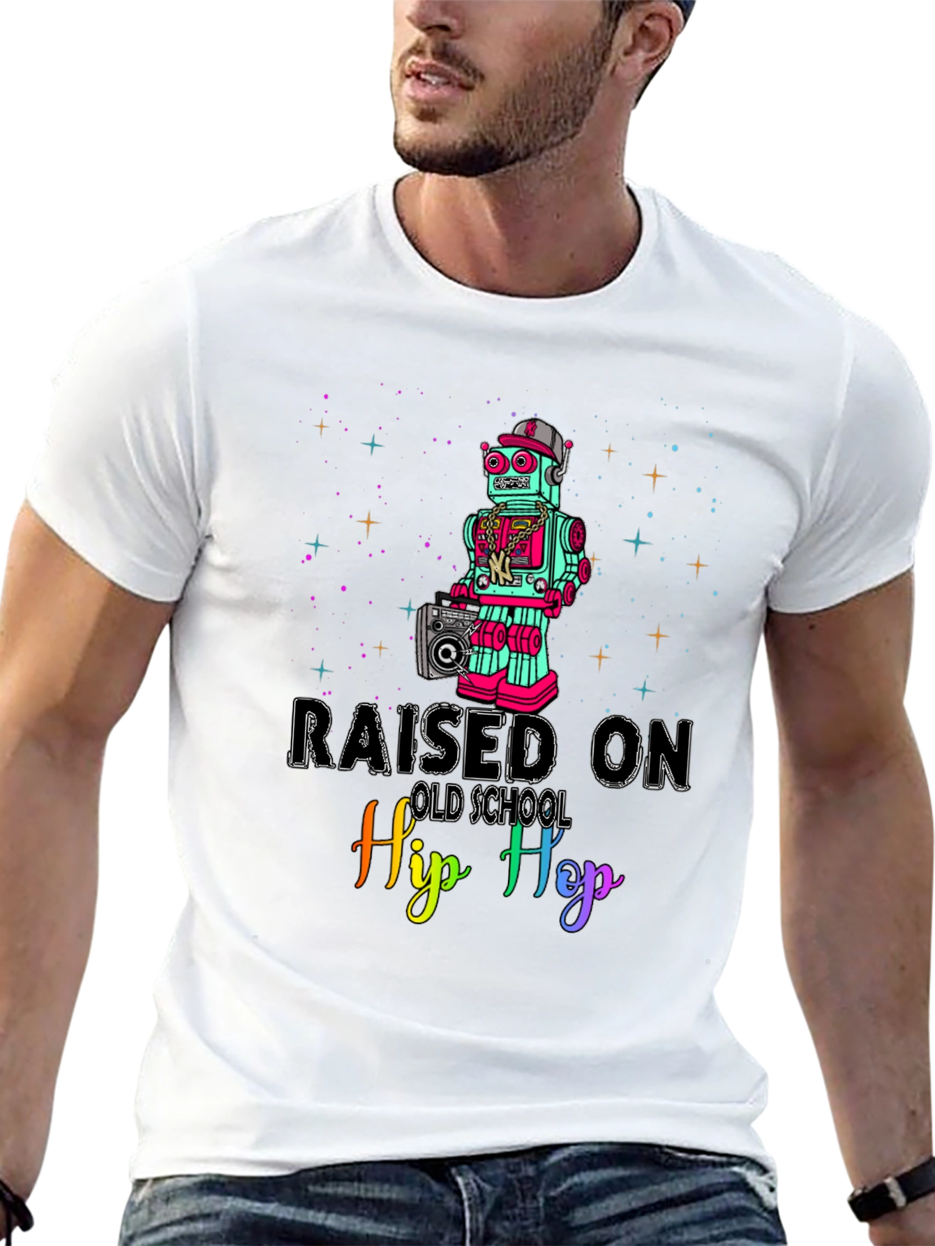 Raised On Old School Hip Hop T-Shirt