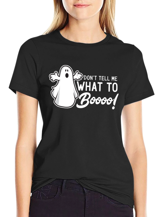 Boo! Halloween Ghost Graphic T-Shirt
