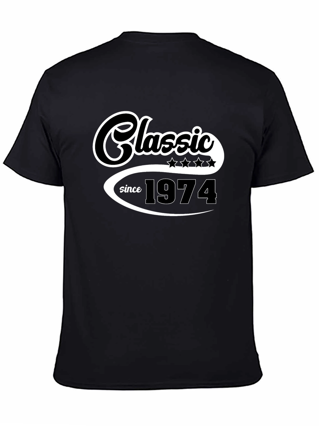 Classic Since 1974 Black T-Shirt