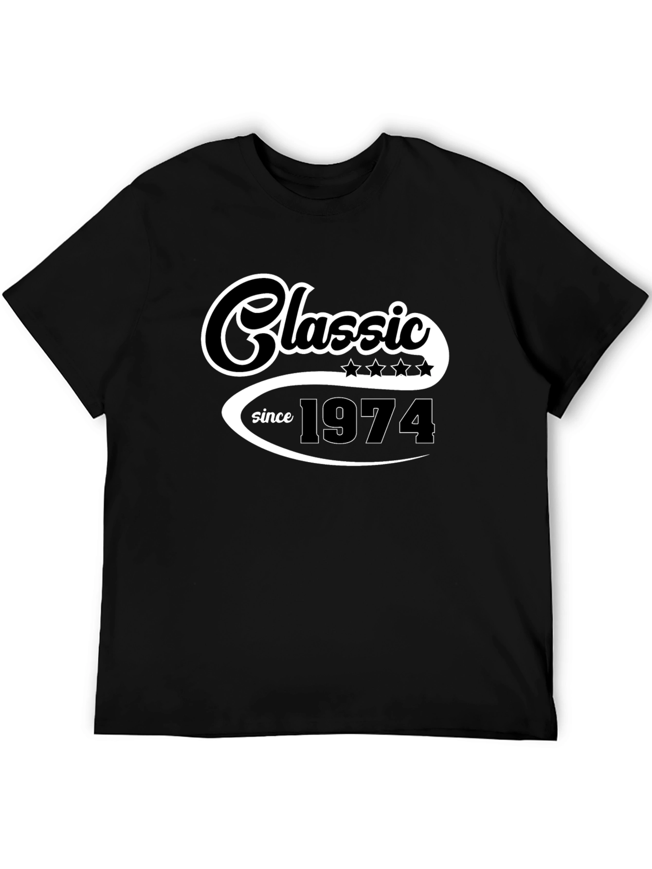 Classic Since 1974 Black T-Shirt
