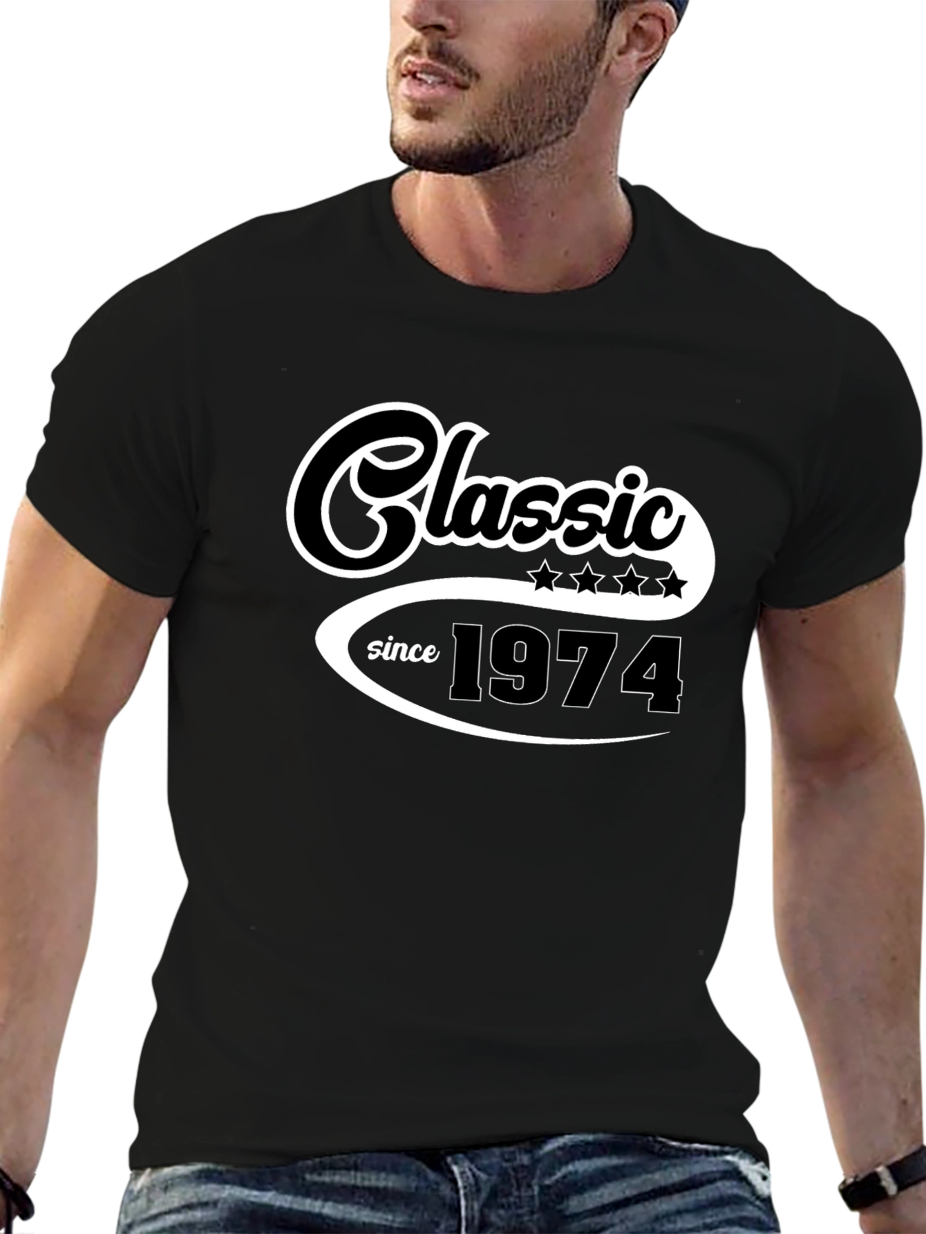 Classic Since 1974 Black T-Shirt