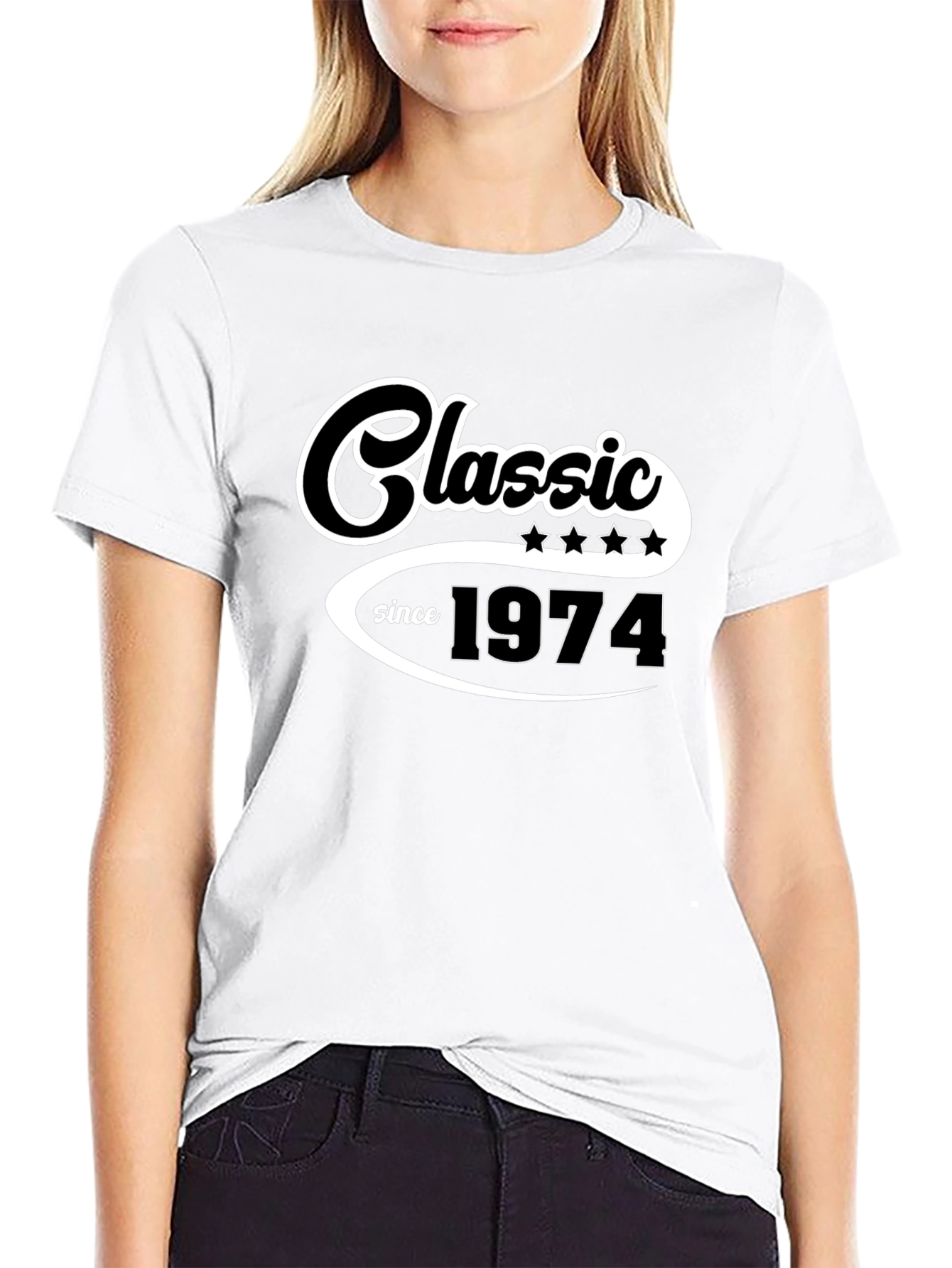 Classic Since 1974 Black T-Shirt