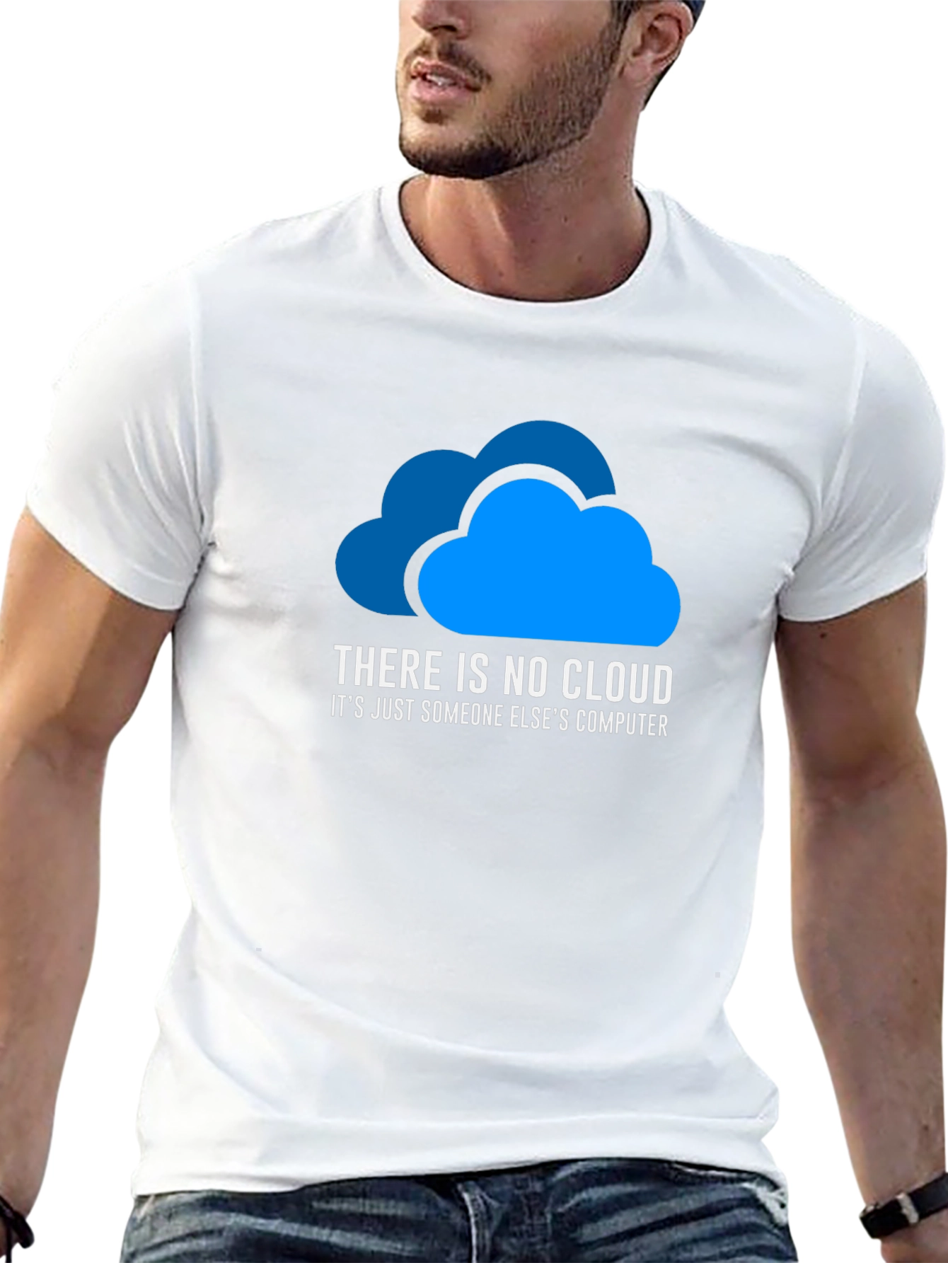 There is No Cloud T-Shirt Funny Tech Shirt